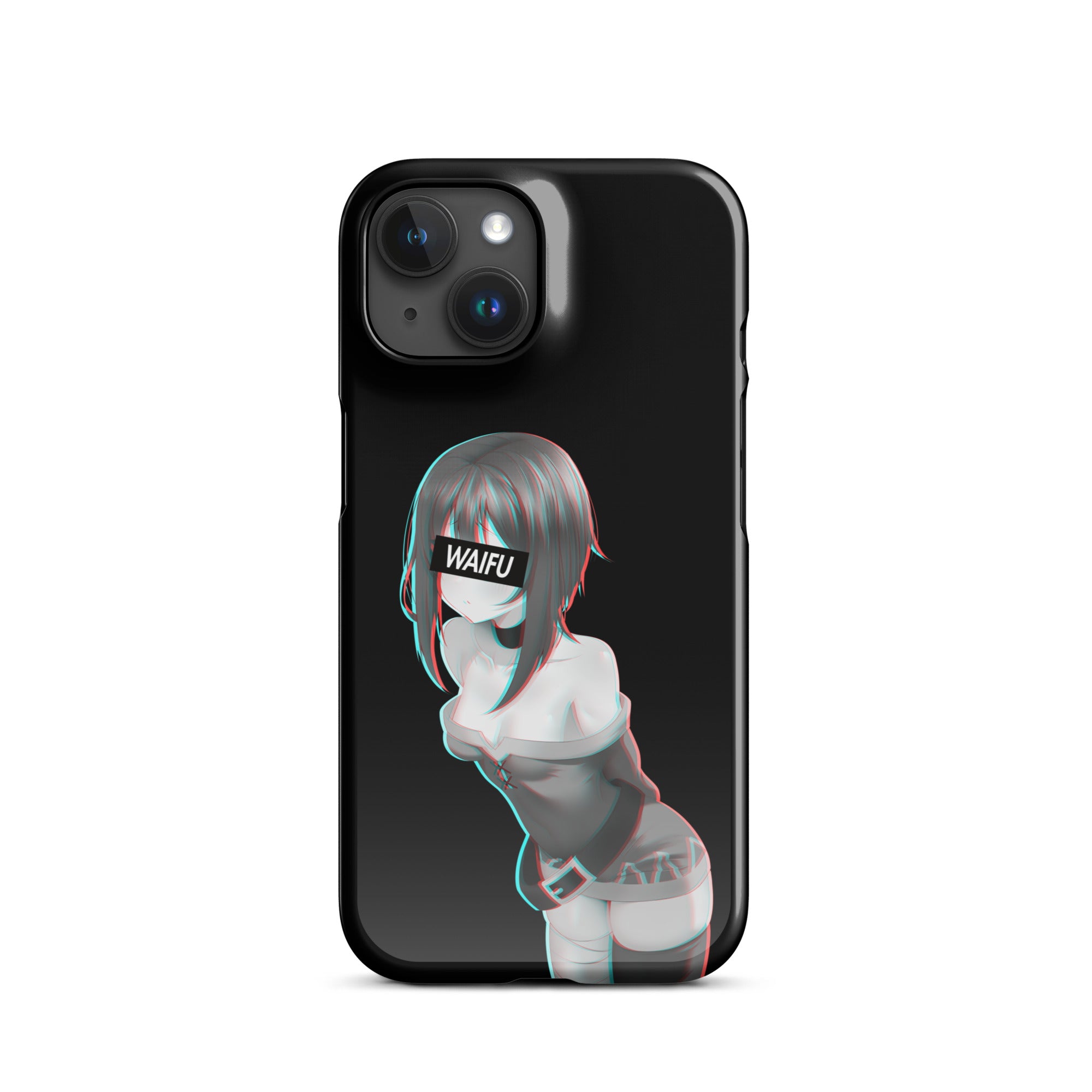 Megumin Waifu Material - Black Edition #001 iPhone Premium Case