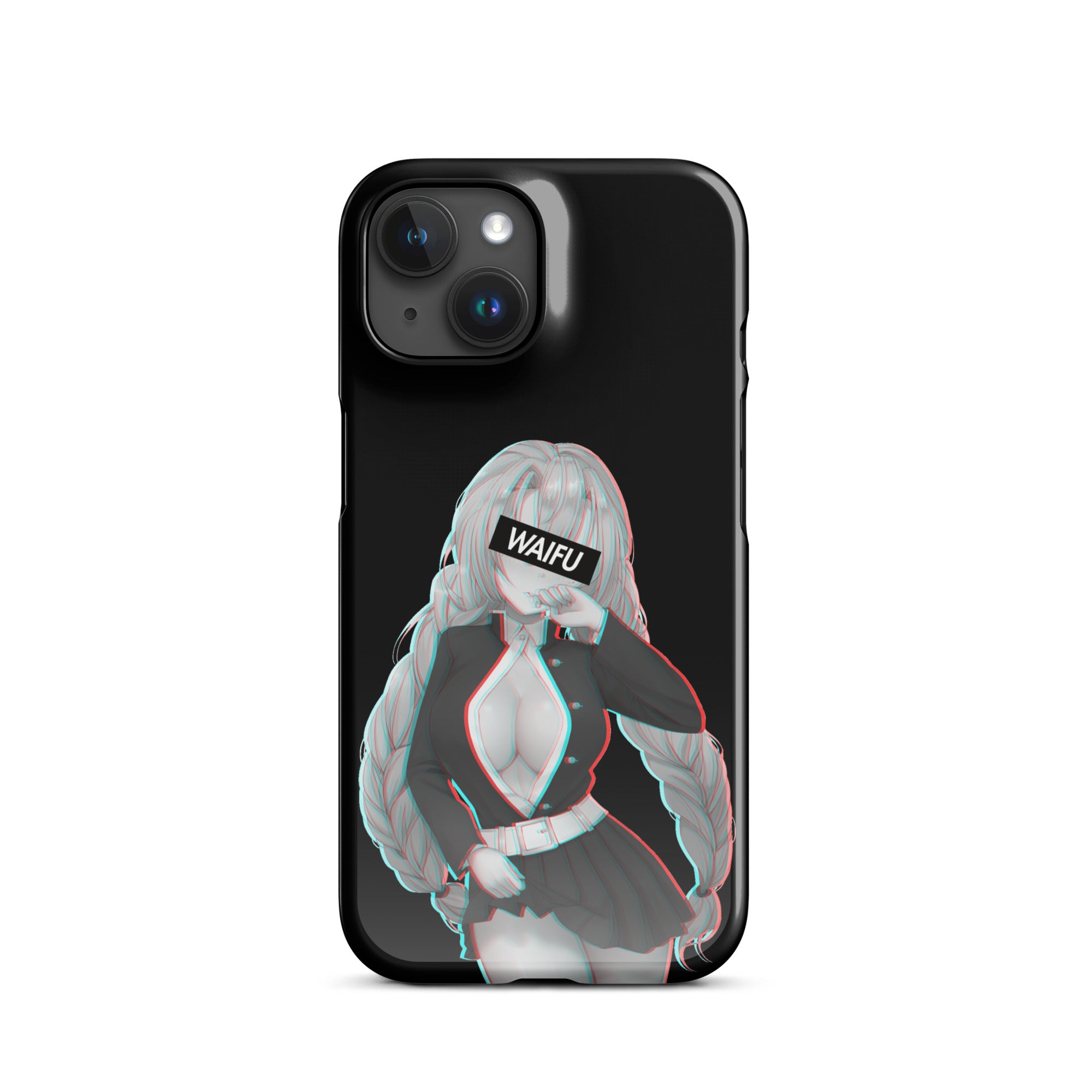 Mitsuri Waifu Material - Black Edition #001 iPhone Premium Case