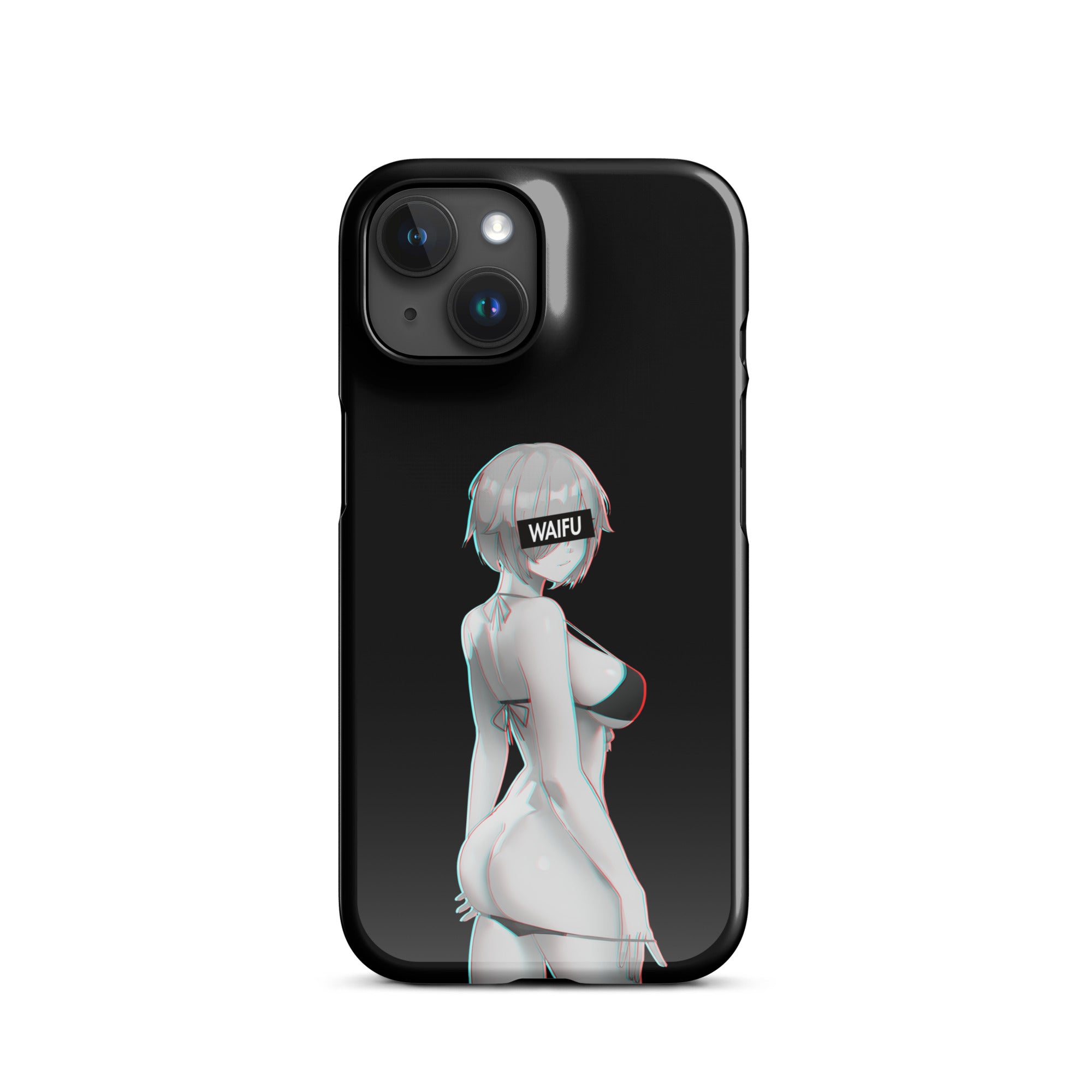 Mash Waifu Material - Black Edition #003 iPhone Premium Case