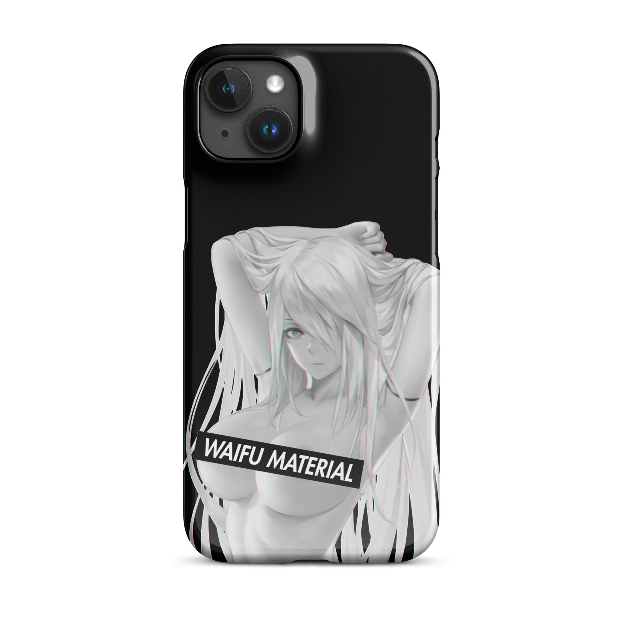 A2 Waifu Material - Black Edition #001 iPhone Premium Case