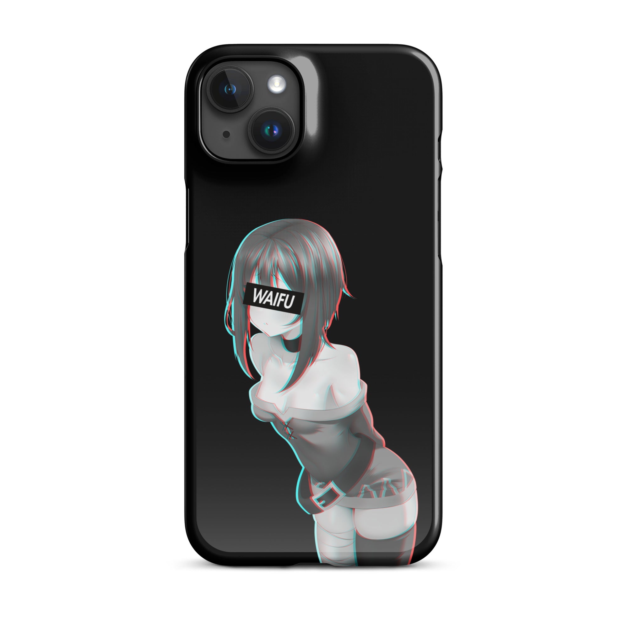 Megumin Waifu Material - Black Edition #001 iPhone Premium Case