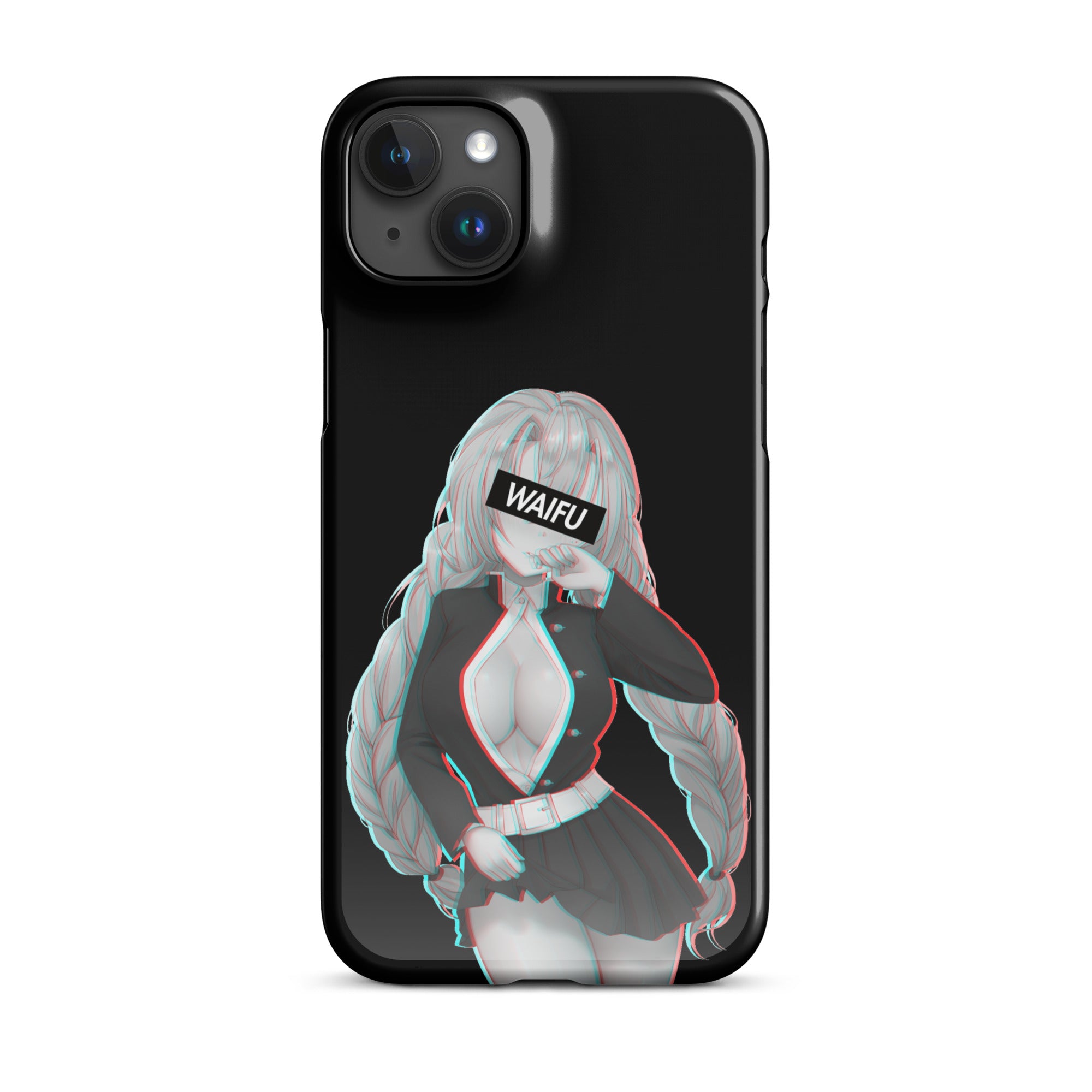 Mitsuri Waifu Material - Black Edition #001 iPhone Premium Case