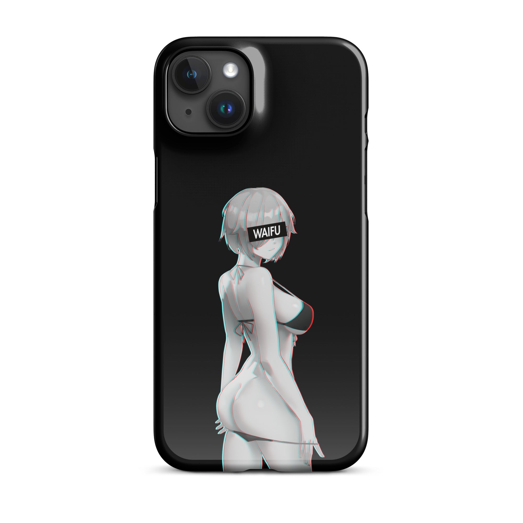 Mash Waifu Material - Black Edition #003 iPhone Premium Case