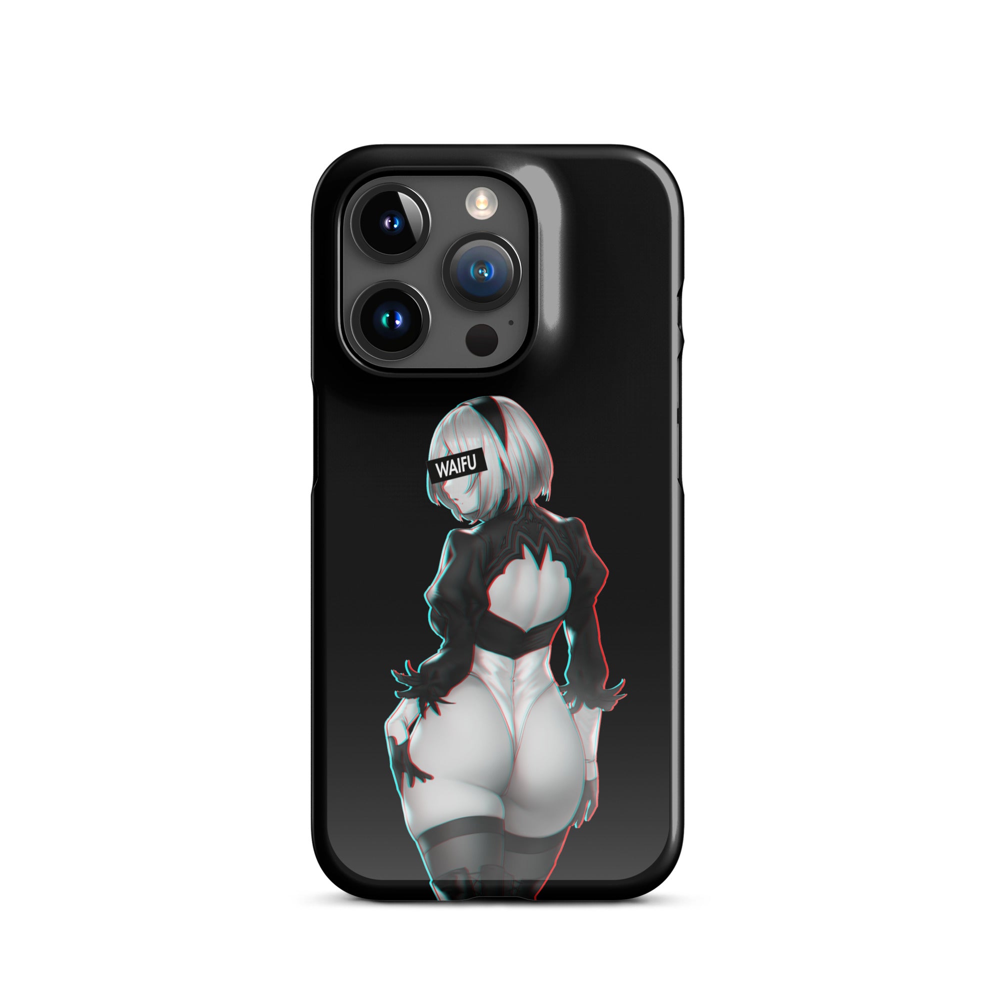 2B Waifu Material - Black Edition #001 iPhone Premium Case