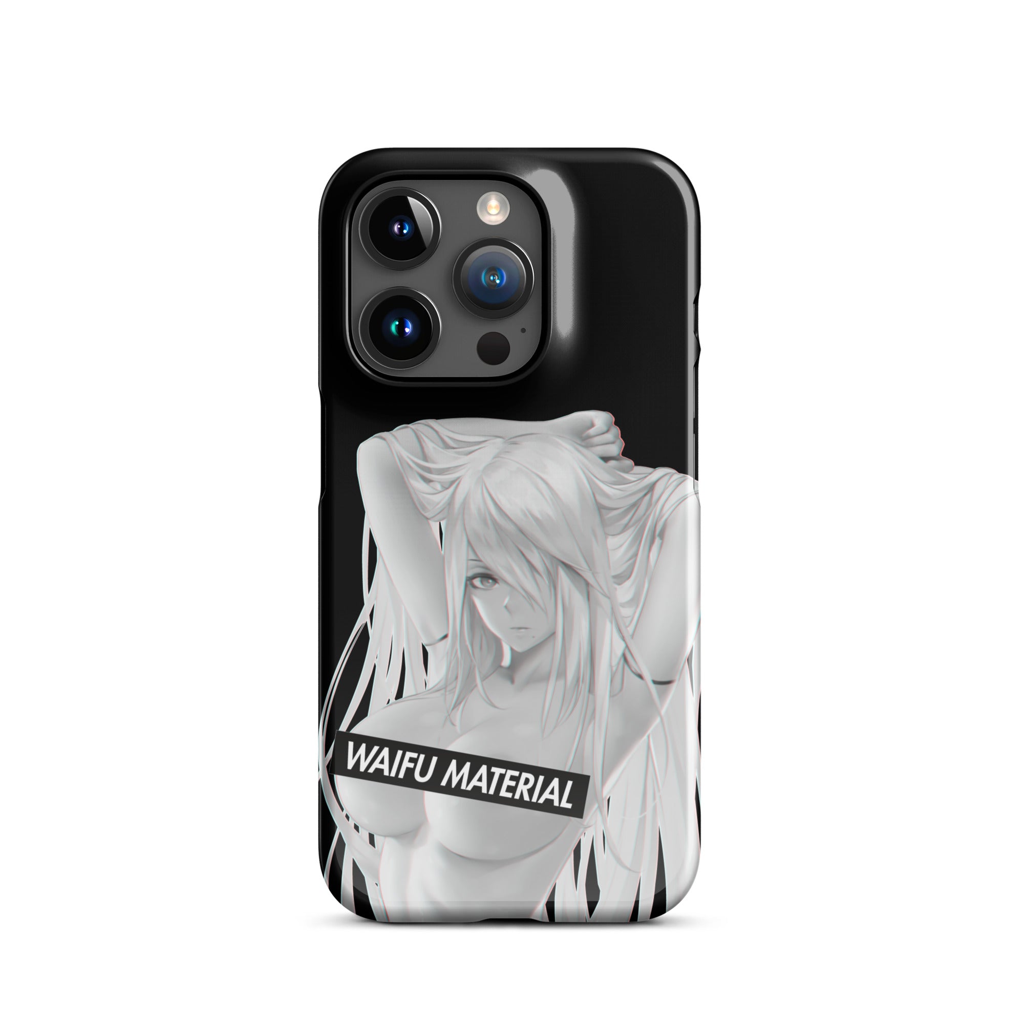 A2 Waifu Material - Black Edition #001 iPhone Premium Case