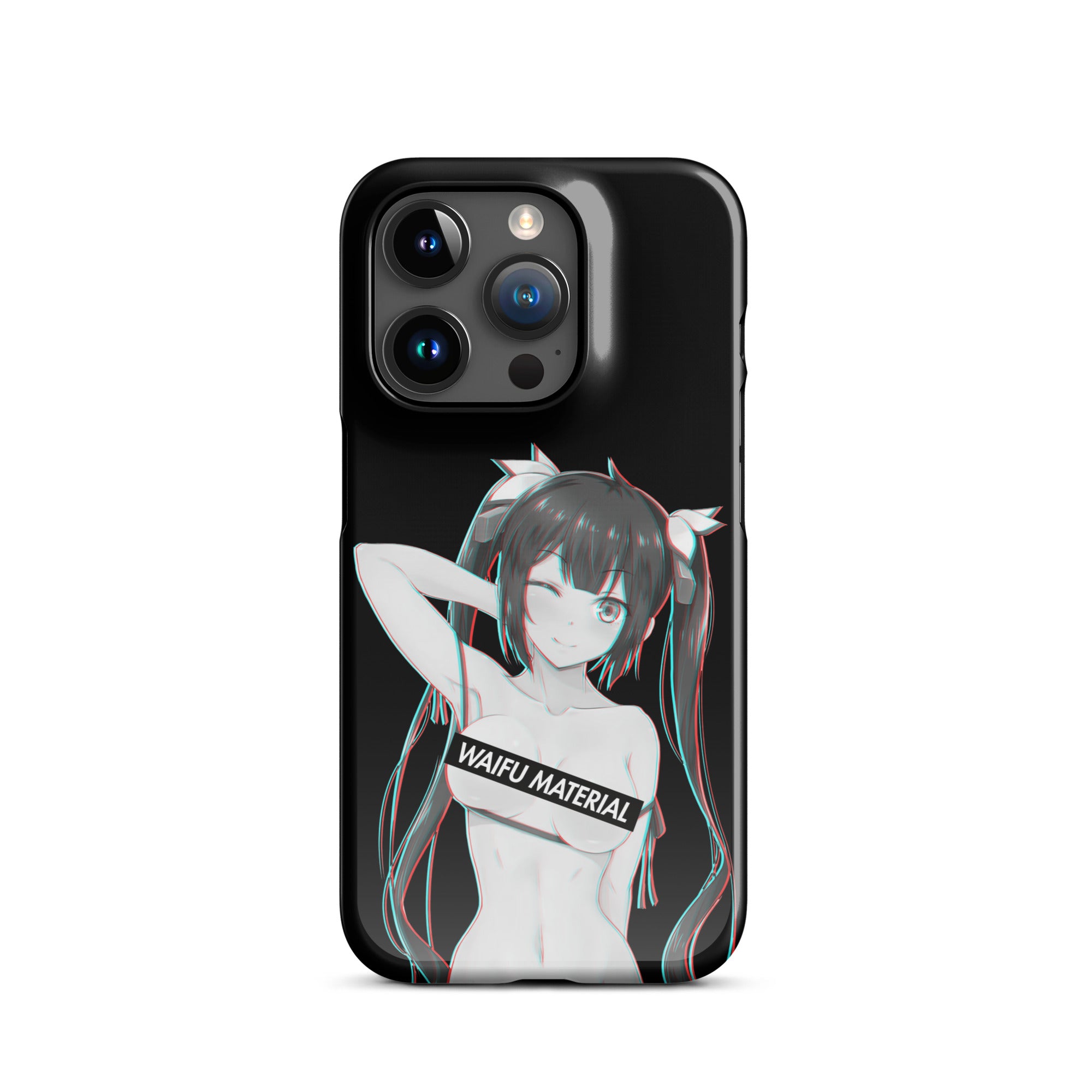 Hestia Waifu Material - Black Edition #001 iPhone Premium Case