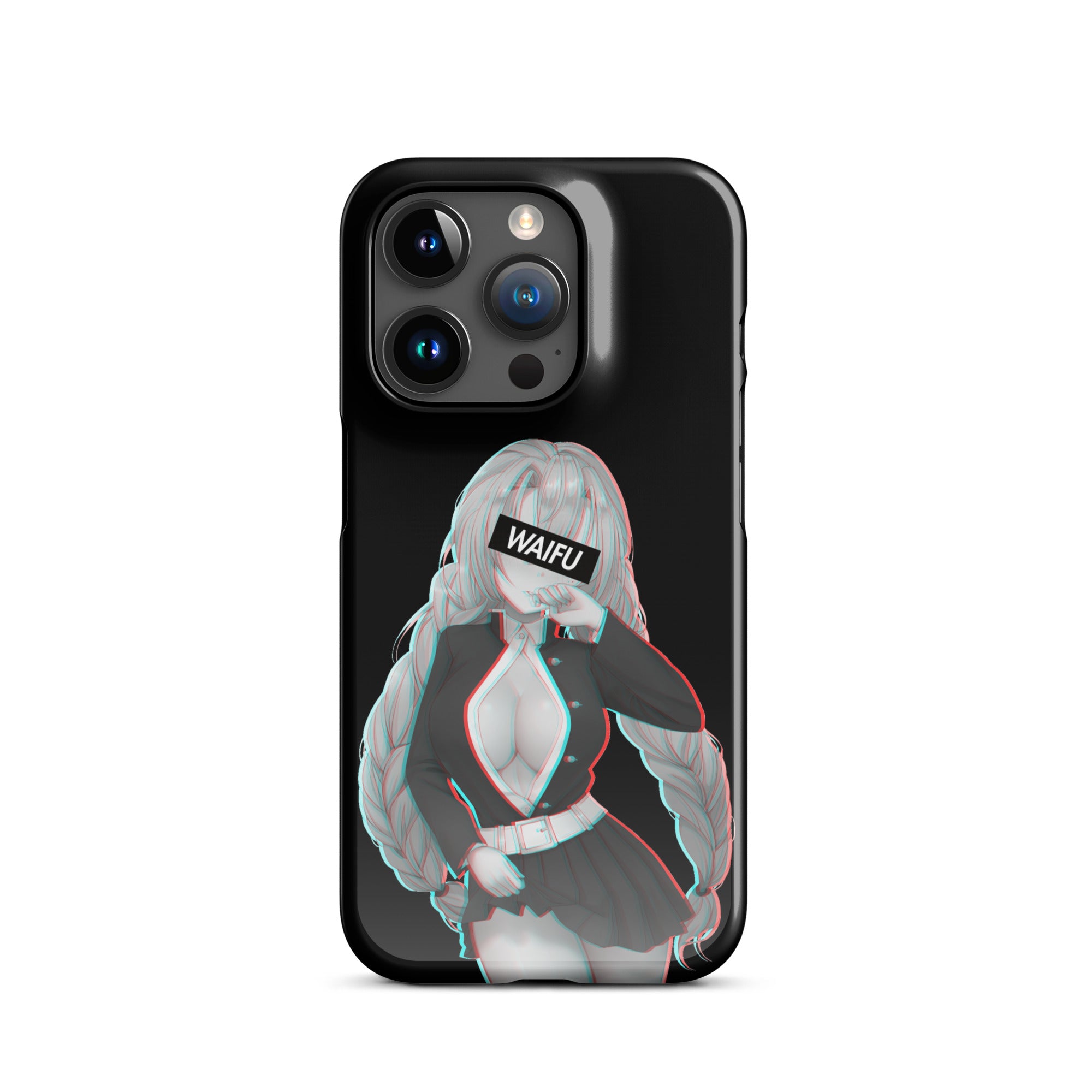 Mitsuri Waifu Material - Black Edition #001 iPhone Premium Case