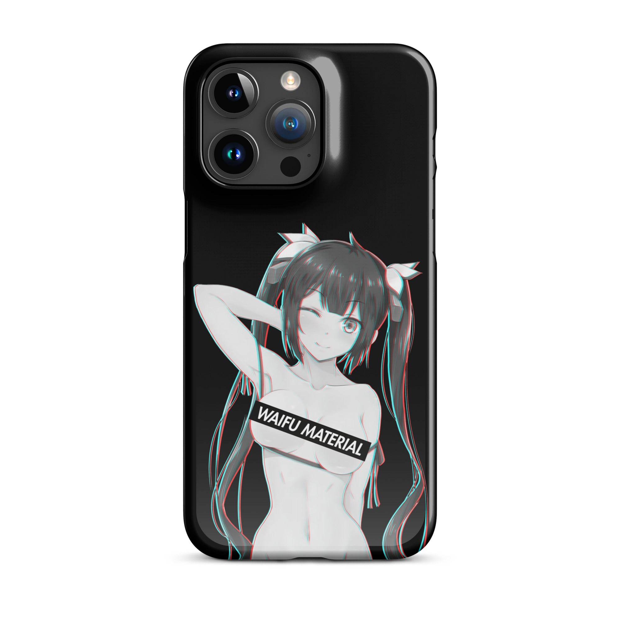 Hestia Waifu Material - Black Edition #001 iPhone Premium Case