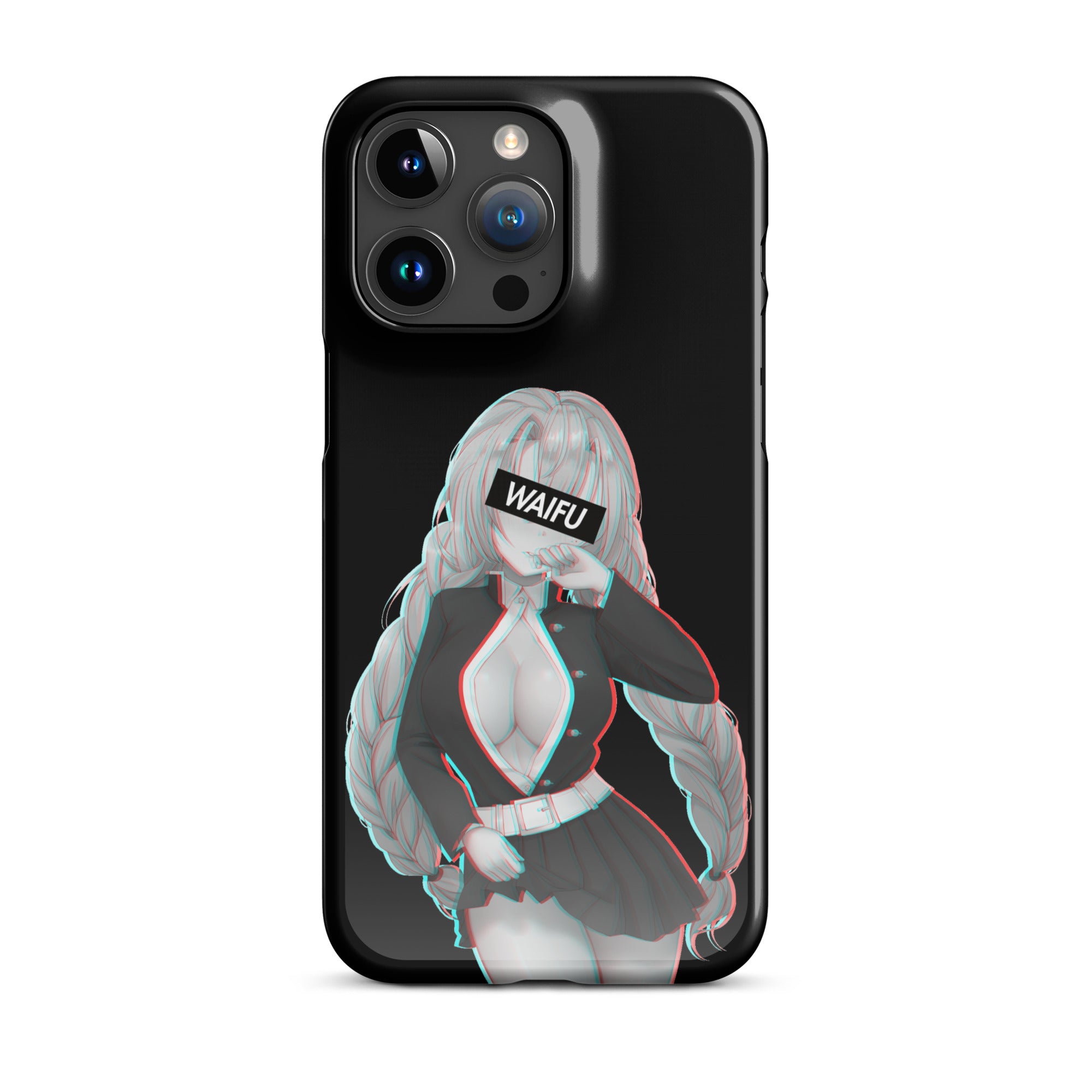 Mitsuri Waifu Material - Black Edition #001 iPhone Premium Case