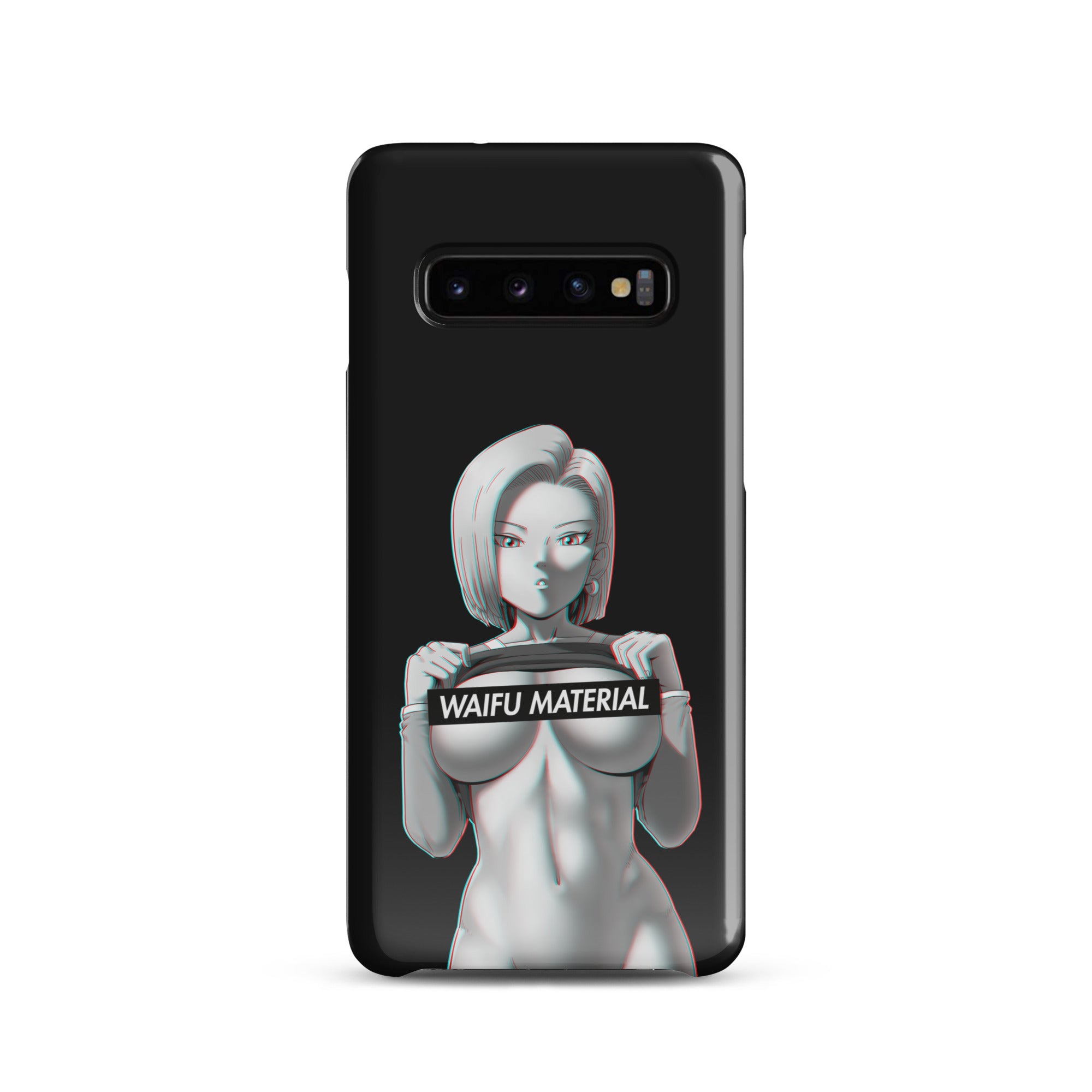 C18 Waifu Material - Black Edition #001 Samsung Premium Case