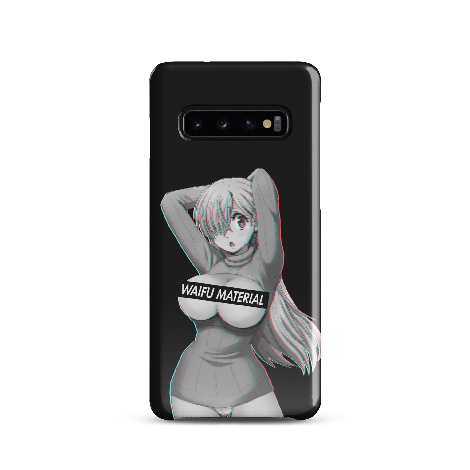 Elizabeth Waifu Material - Black Edition #001 Samsung Premium Case