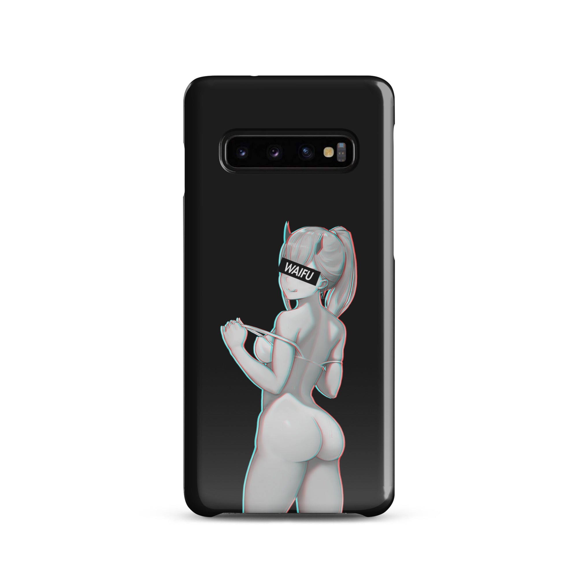 Zero Two Waifu Material - Black Edition #002 Samsung Premium Case