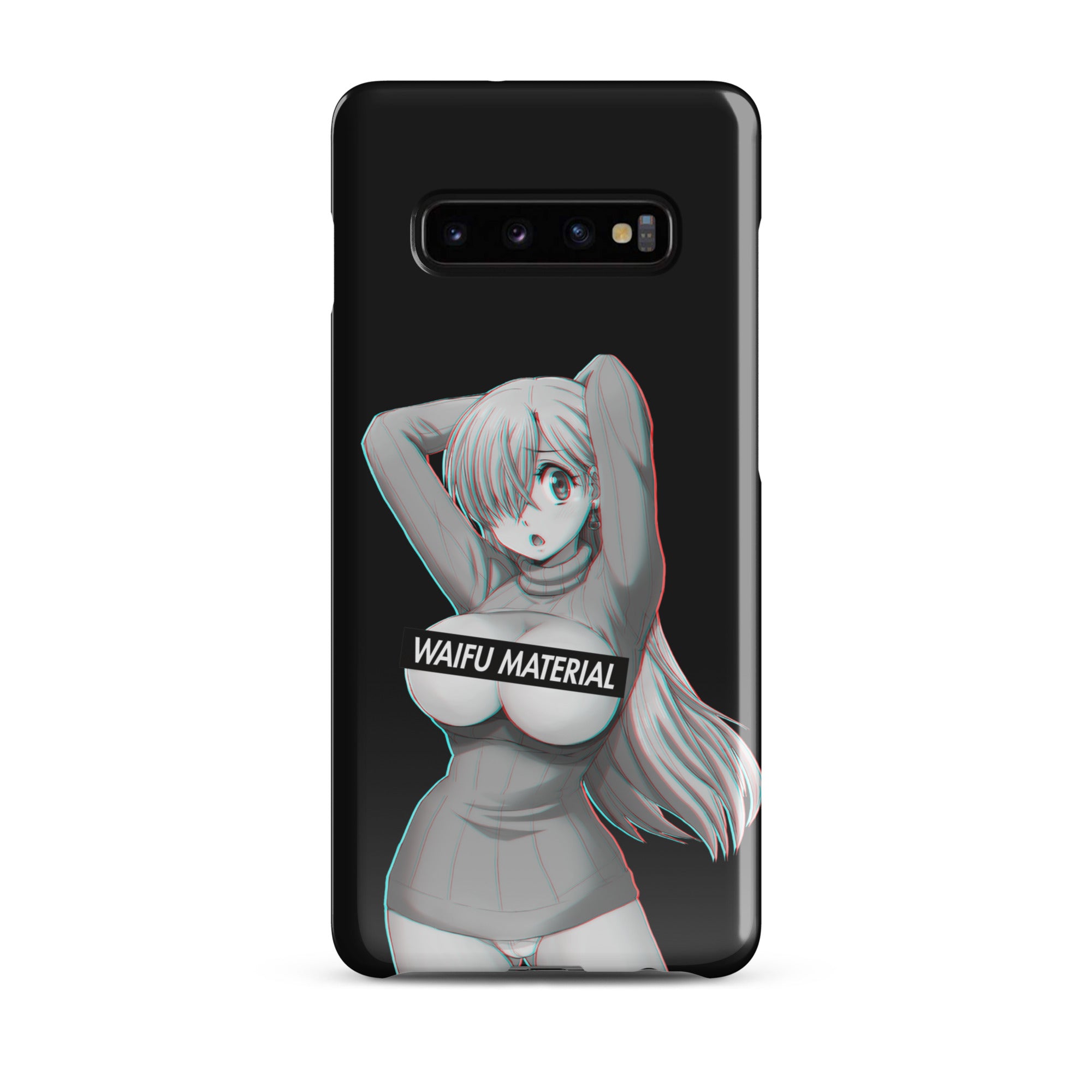 Elizabeth Waifu Material - Black Edition #001 Samsung Premium Case