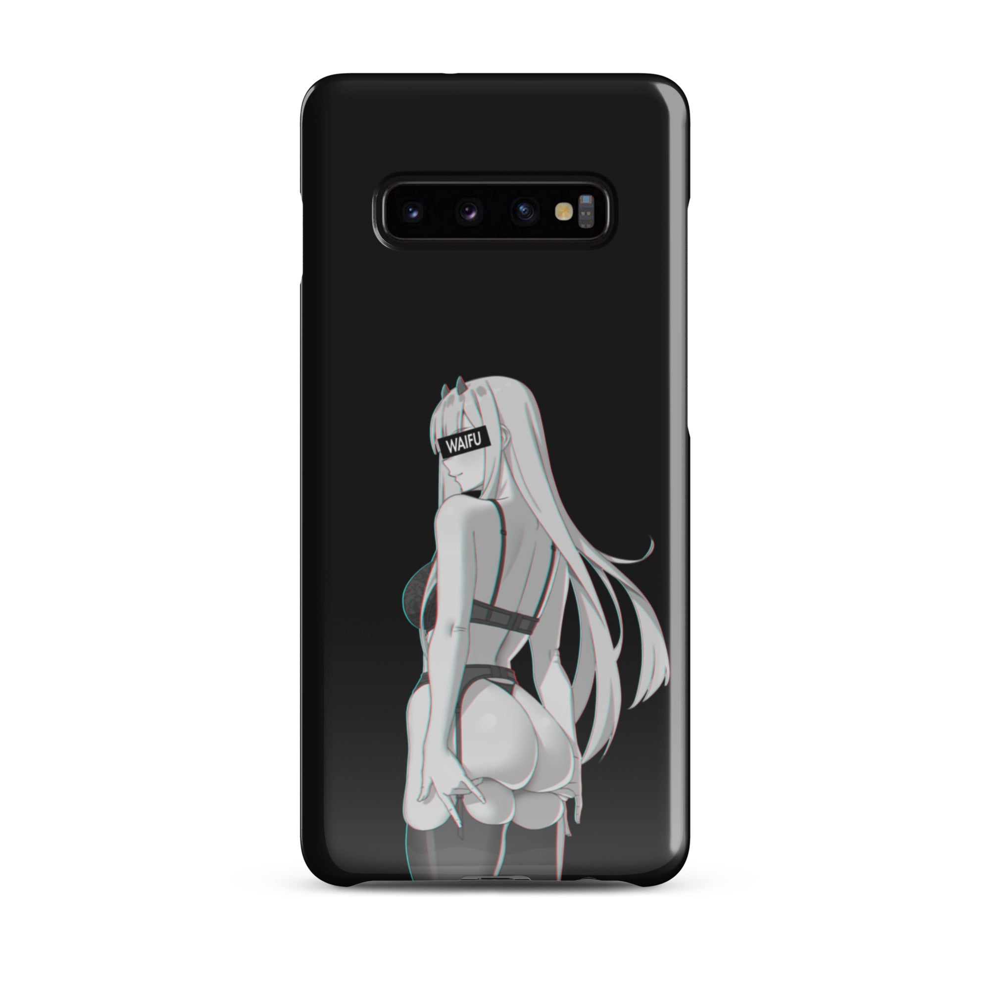 Zero Two Waifu Material - Black Edition #001 Samsung Premium Case
