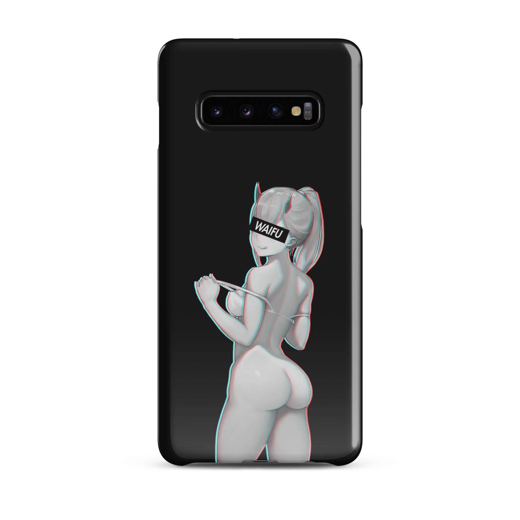 Zero Two Waifu Material - Black Edition #002 Samsung Premium Case