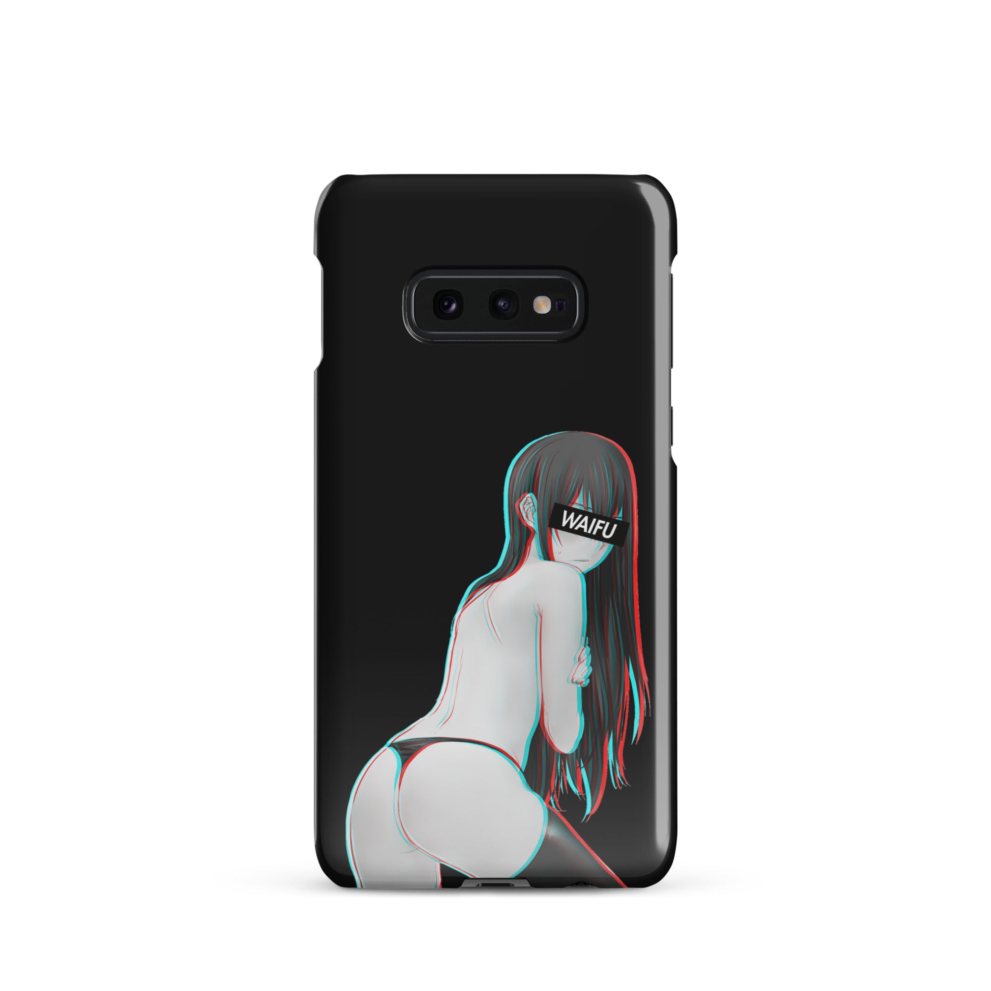 Kurisu Waifu Material - Black Edition #001 Samsung Premium Case