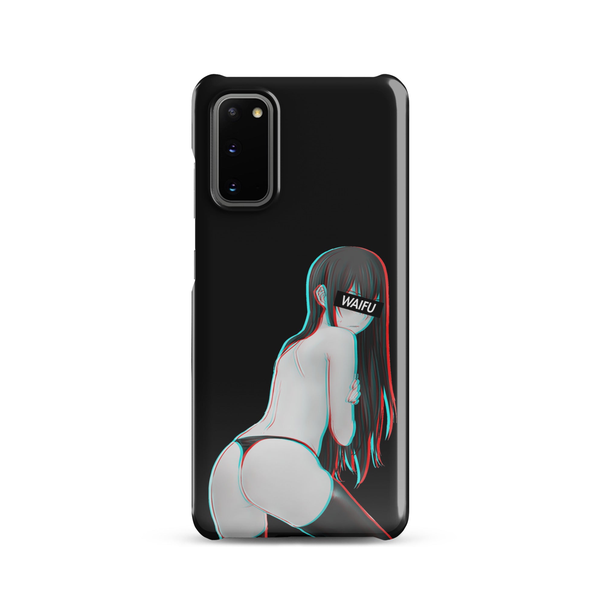 Kurisu Waifu Material - Black Edition #001 Samsung Premium Case