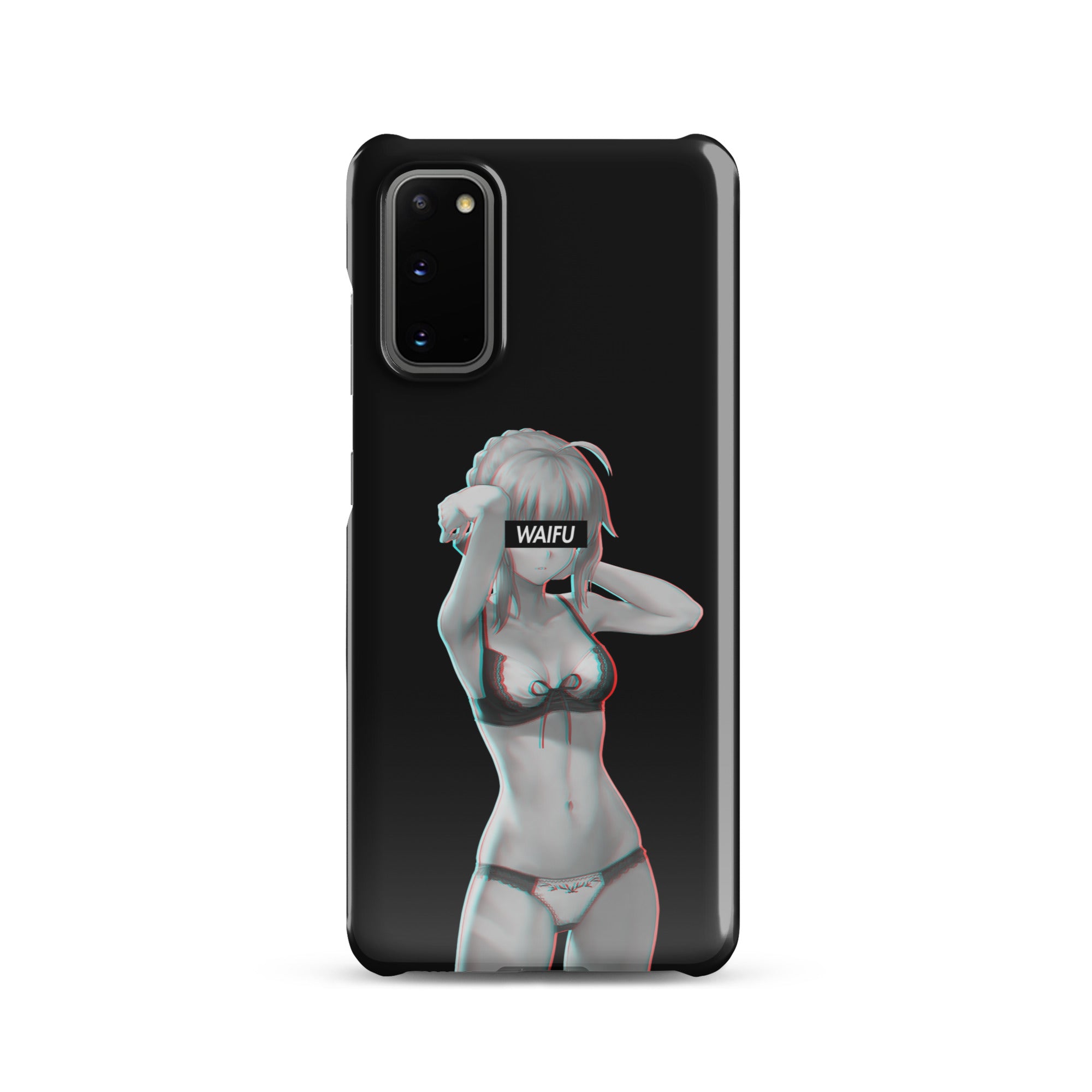 Saber Waifu Material - Black Edition #001 Samsung Premium Case