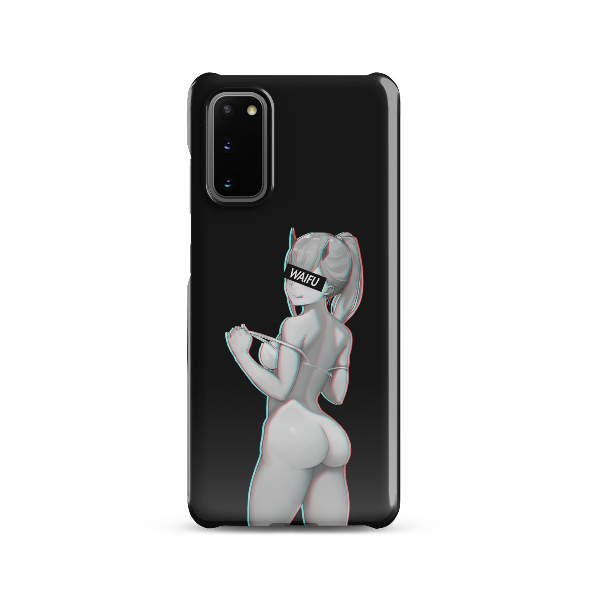 Zero Two Waifu Material - Black Edition #002 Samsung Premium Case