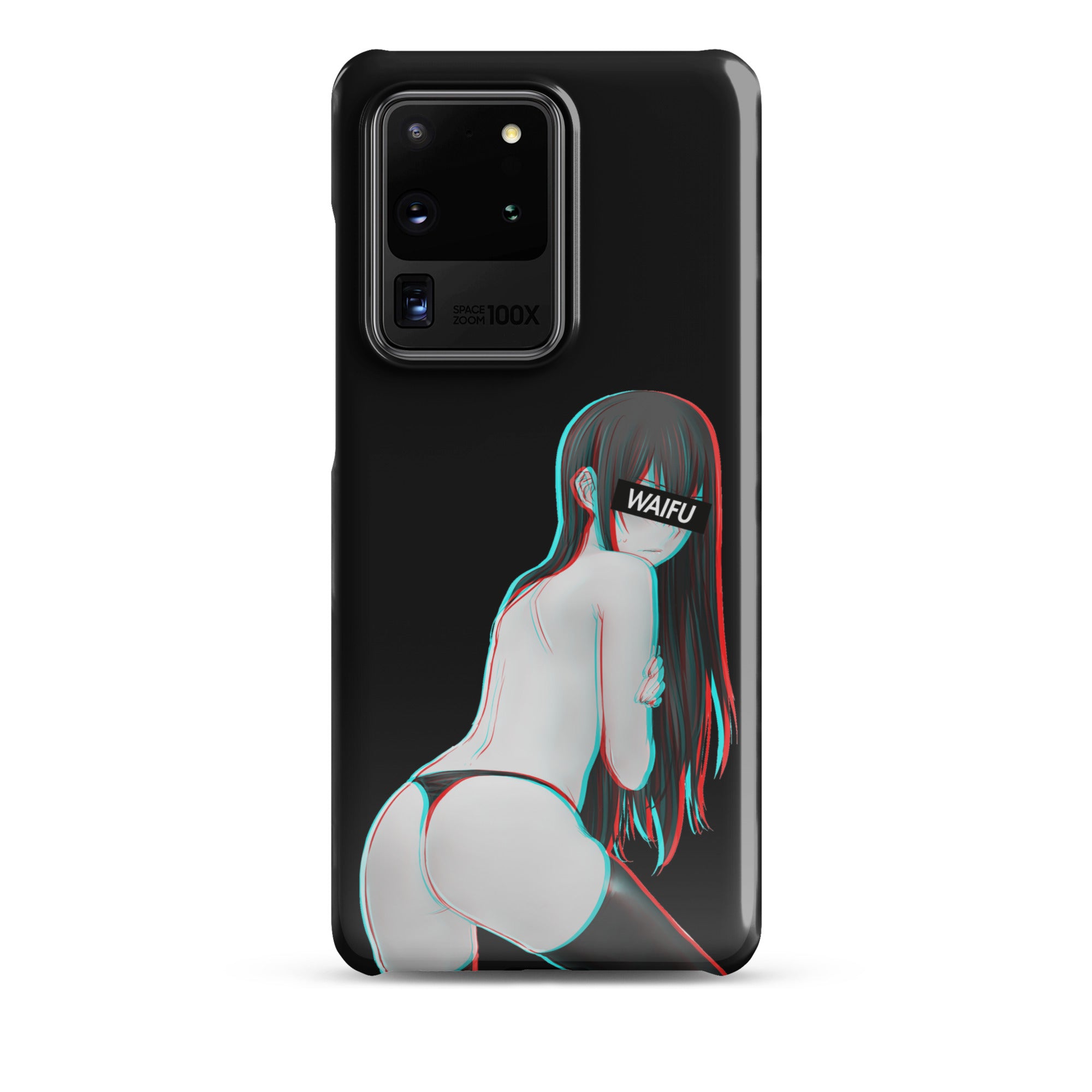 Kurisu Waifu Material - Black Edition #001 Samsung Premium Case