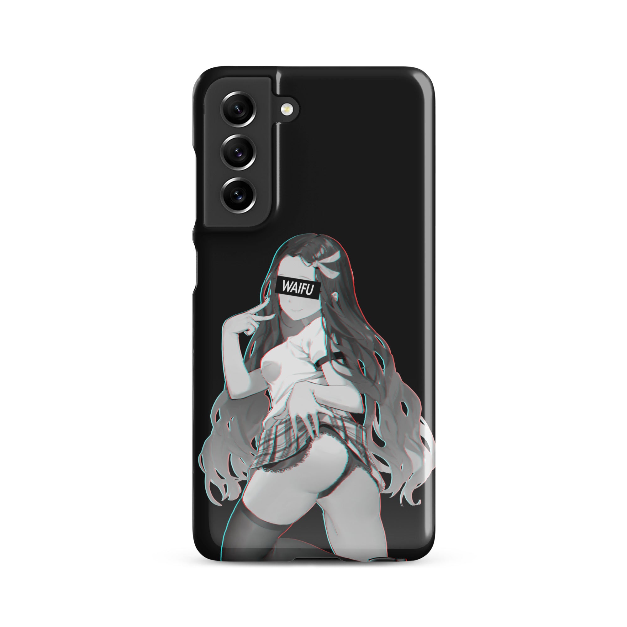 Nezuko Waifu Material - Black Edition #003 Samsung Premium Case