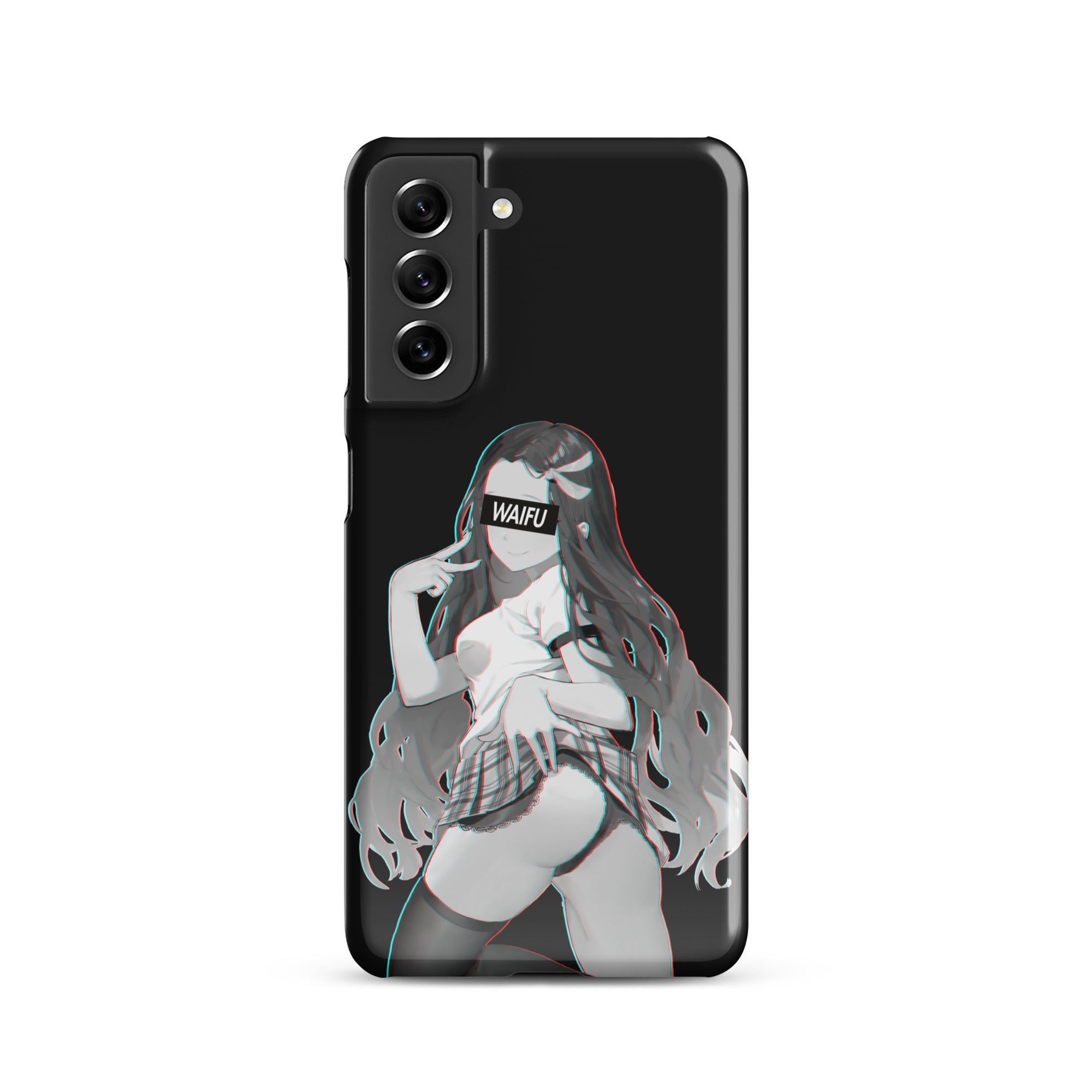 Nezuko Waifu Material - Black Edition #003 Samsung Premium Case