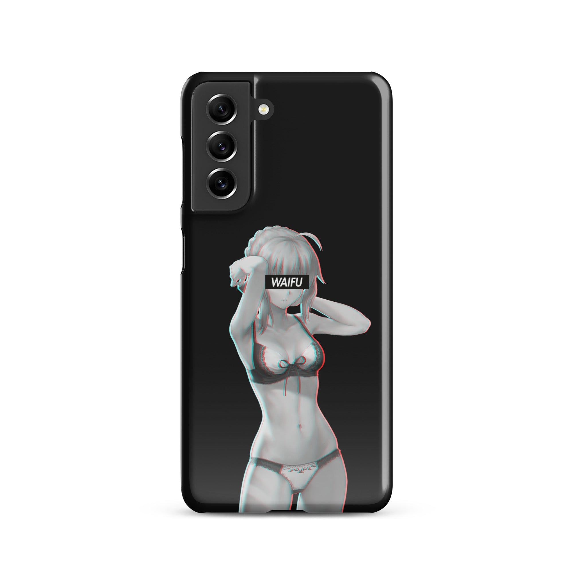 Saber Waifu Material - Black Edition #001 Samsung Premium Case