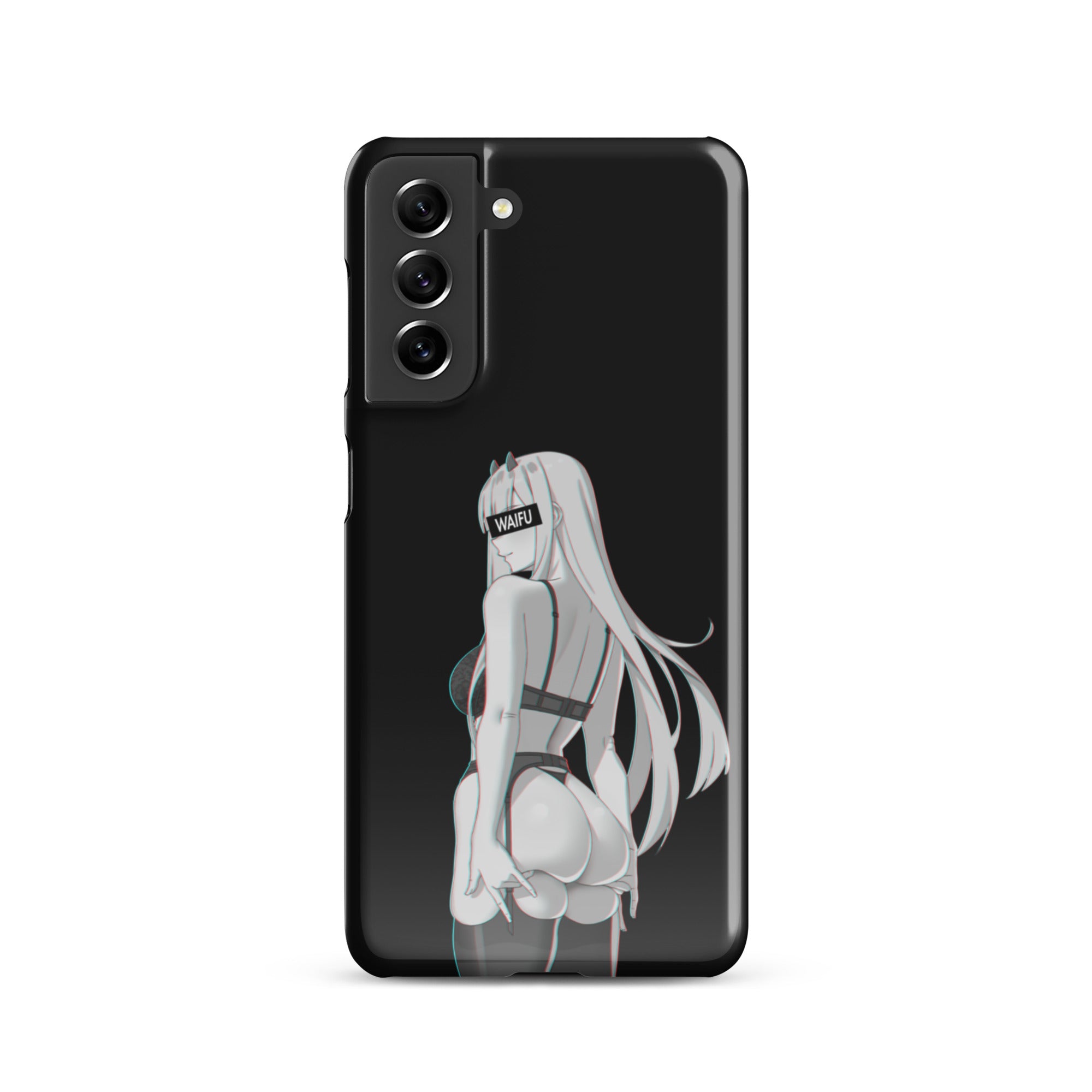 Zero Two Waifu Material - Black Edition #001 Samsung Premium Case