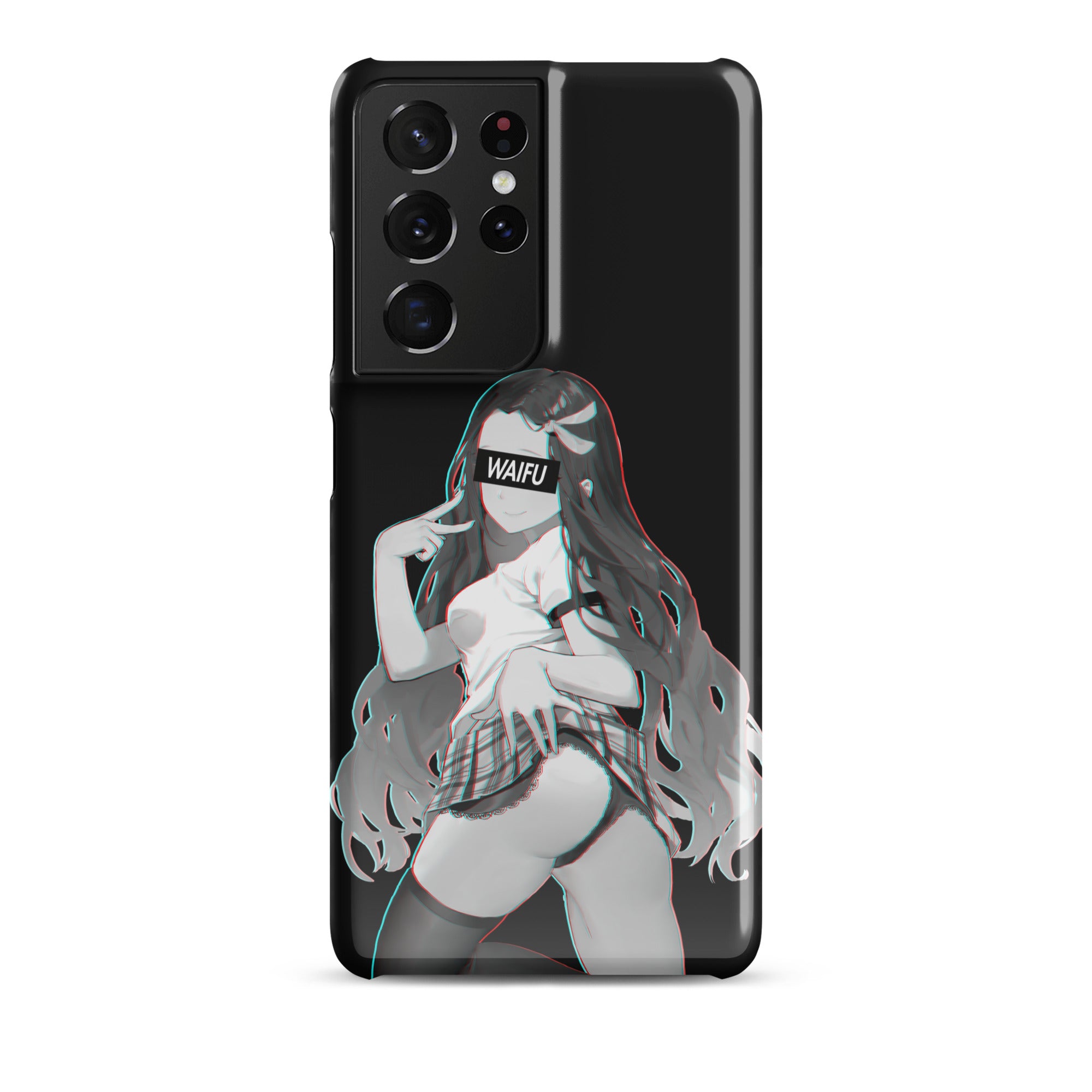 Nezuko Waifu Material - Black Edition #003 Samsung Premium Case