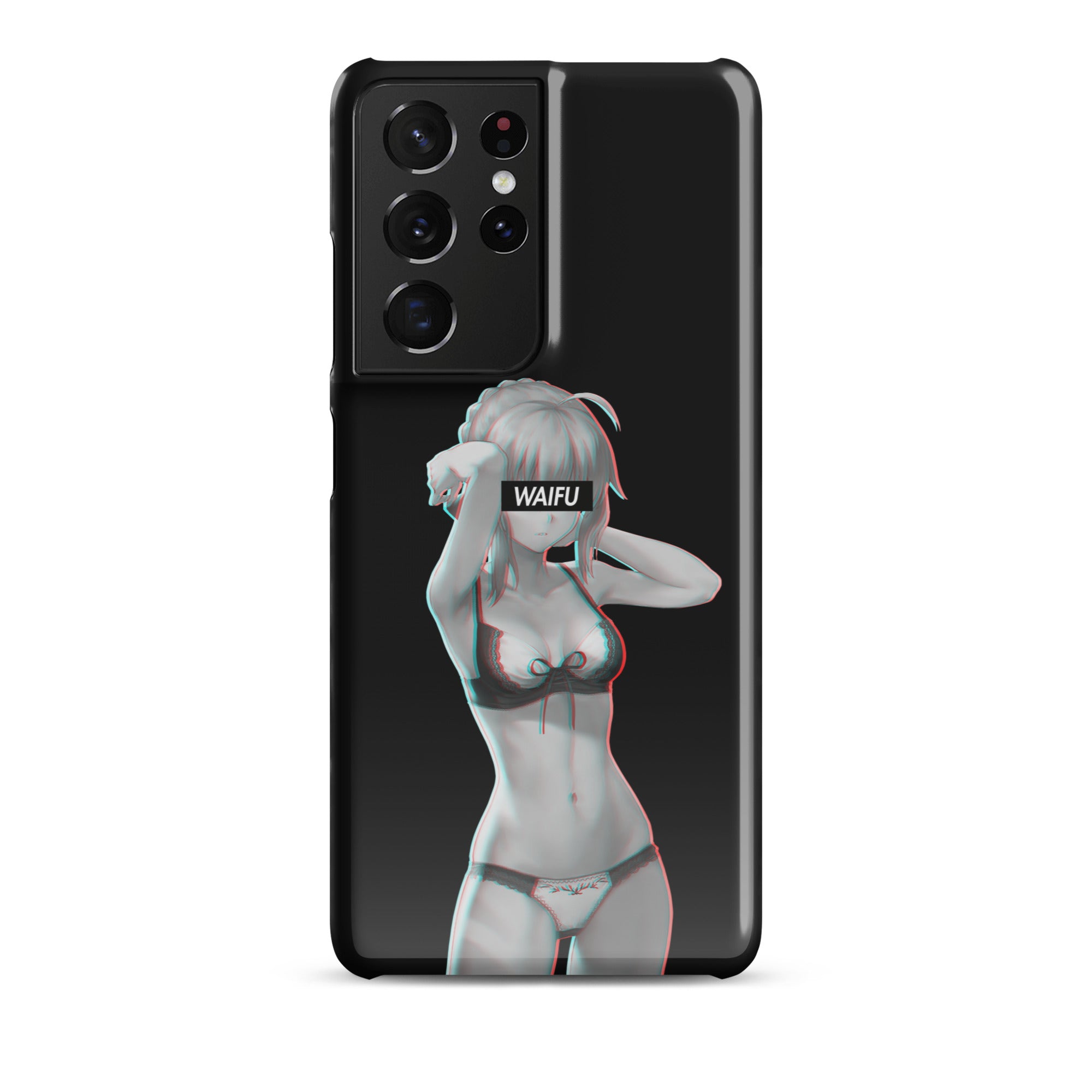 Saber Waifu Material - Black Edition #001 Samsung Premium Case