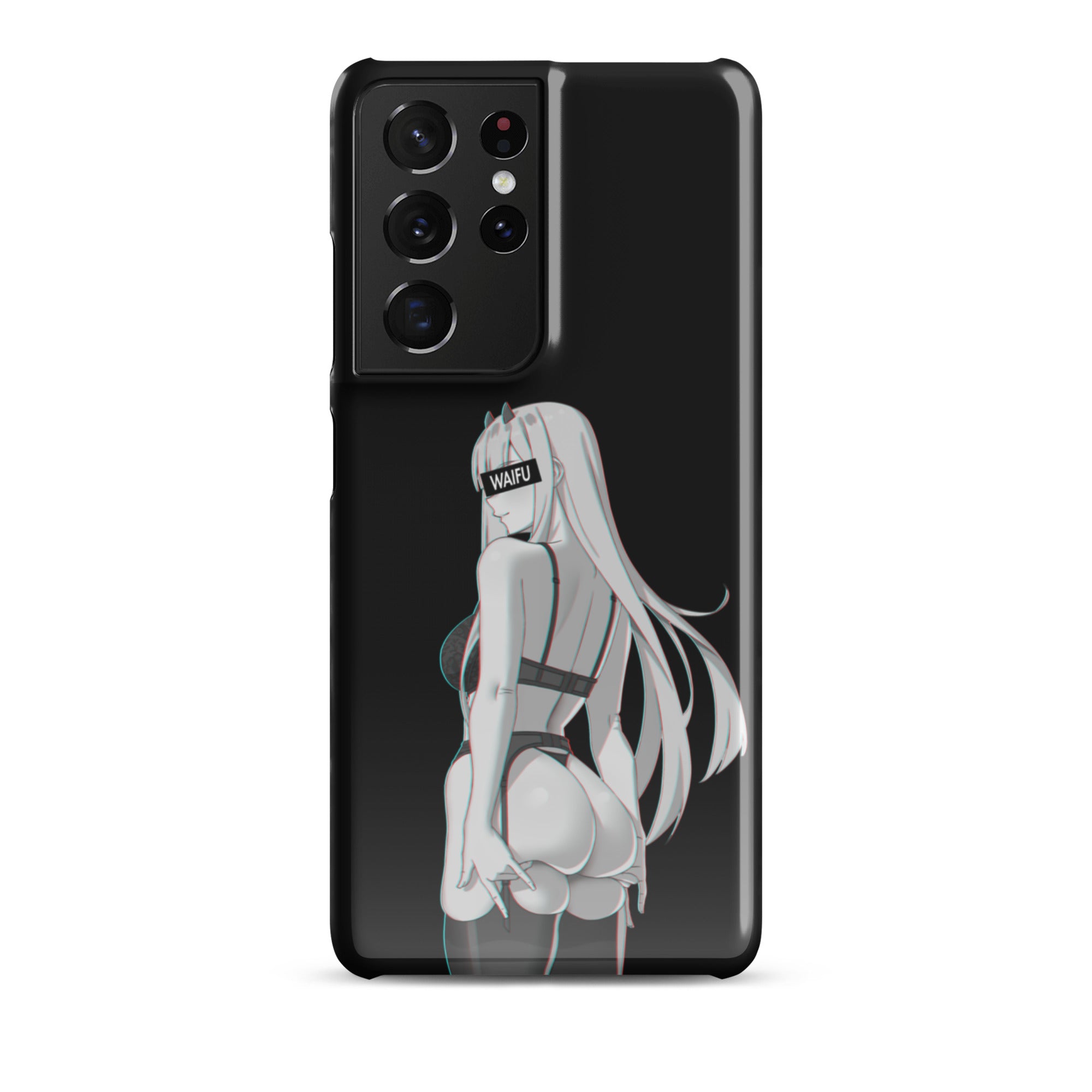 Zero Two Waifu Material - Black Edition #001 Samsung Premium Case