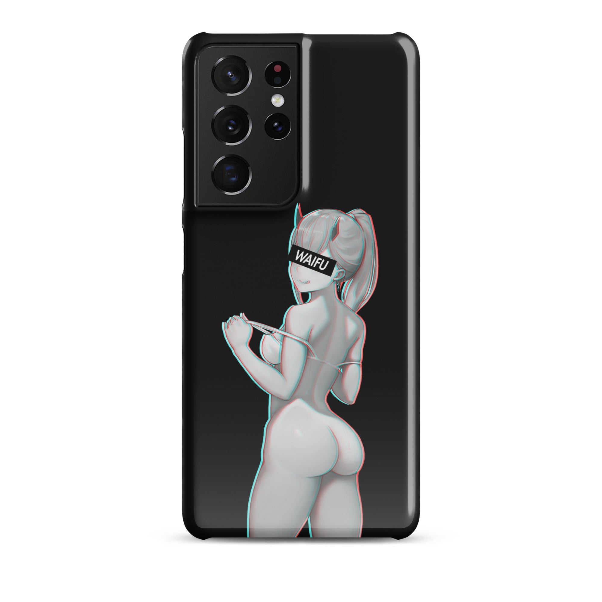 Zero Two Waifu Material - Black Edition #002 Samsung Premium Case