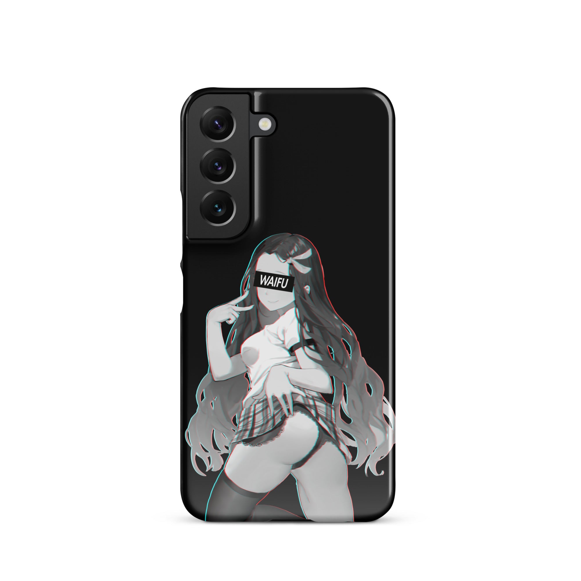 Nezuko Waifu Material - Black Edition #003 Samsung Premium Case