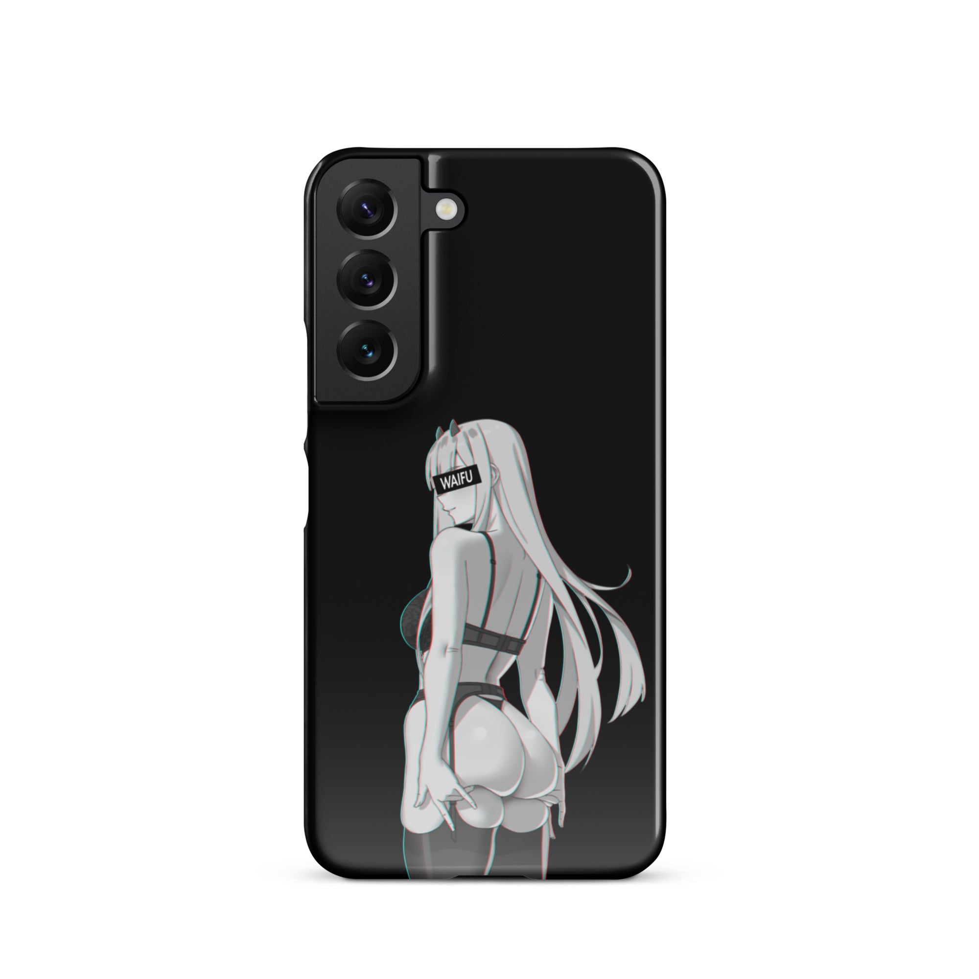 Zero Two Waifu Material - Black Edition #001 Samsung Premium Case