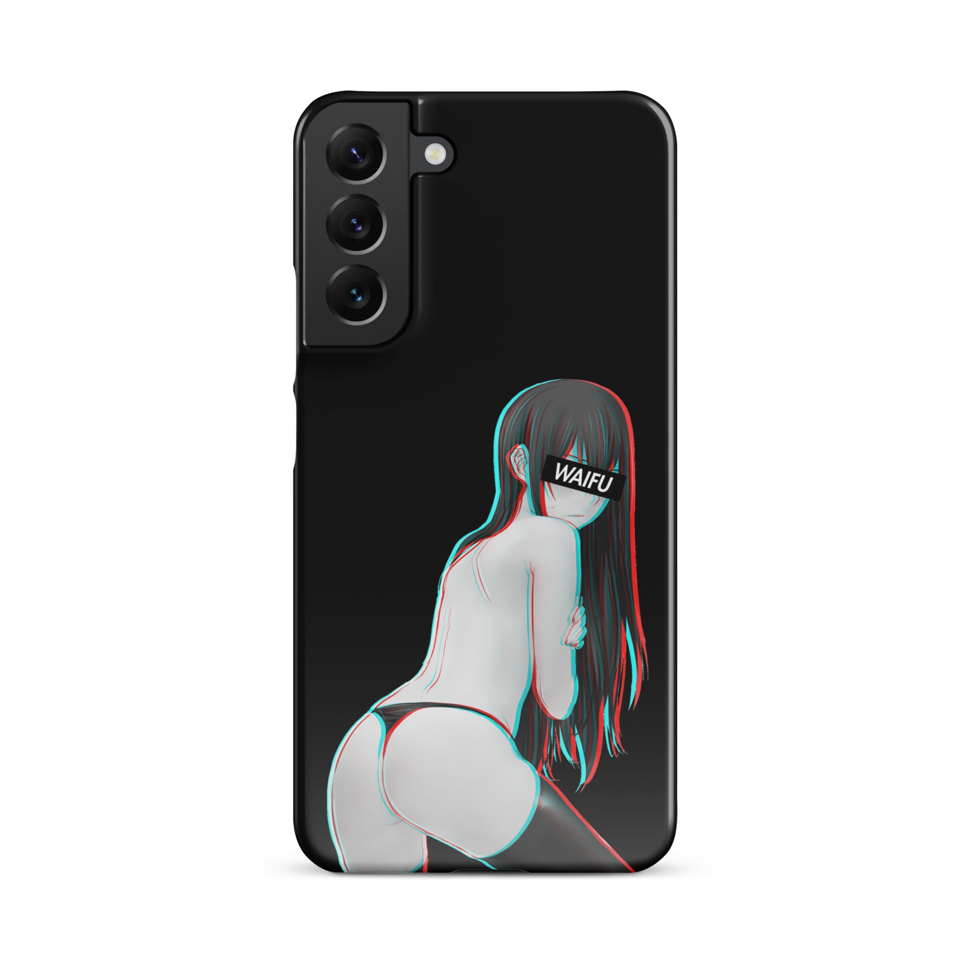 Kurisu Waifu Material - Black Edition #001 Samsung Premium Case