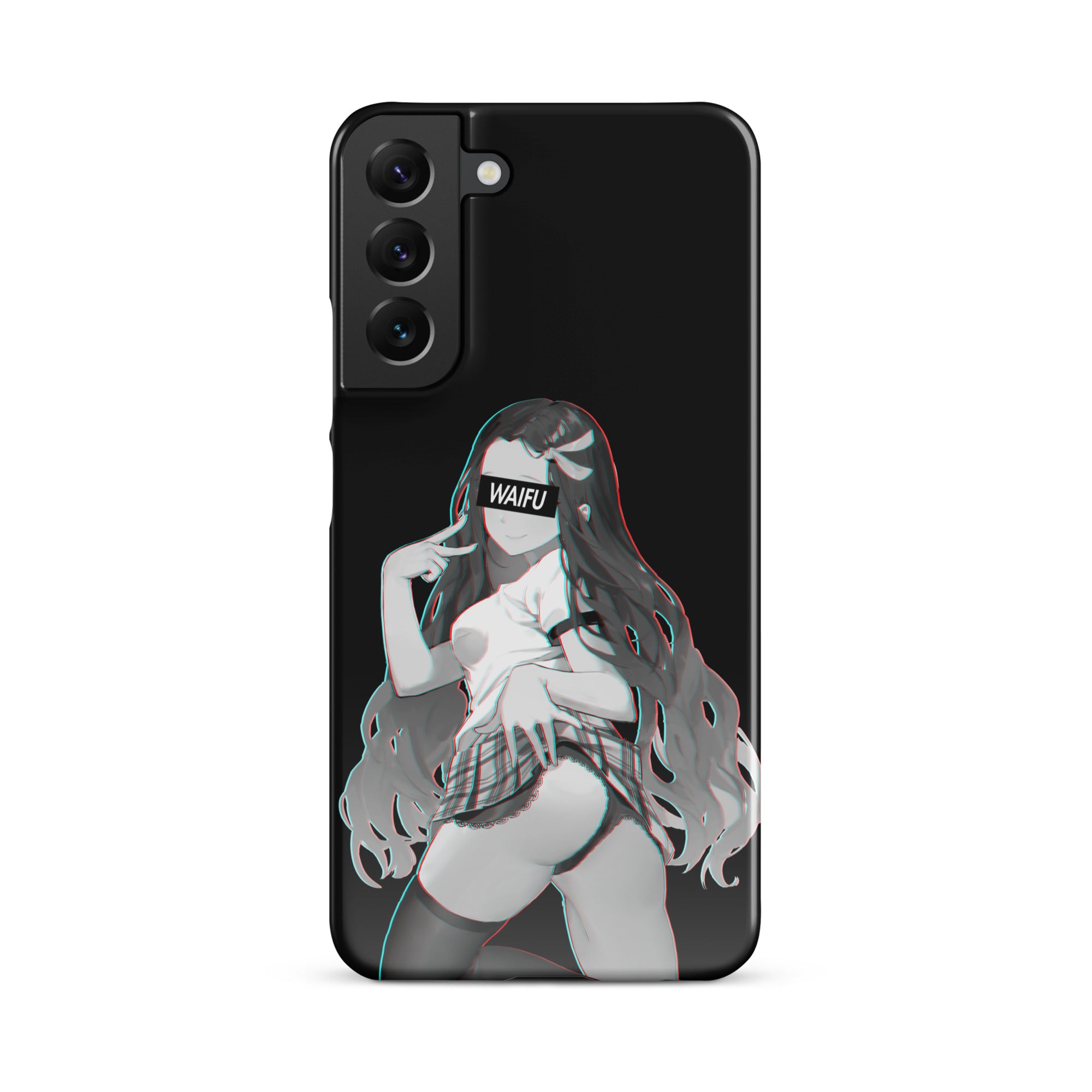 Nezuko Waifu Material - Black Edition #003 Samsung Premium Case