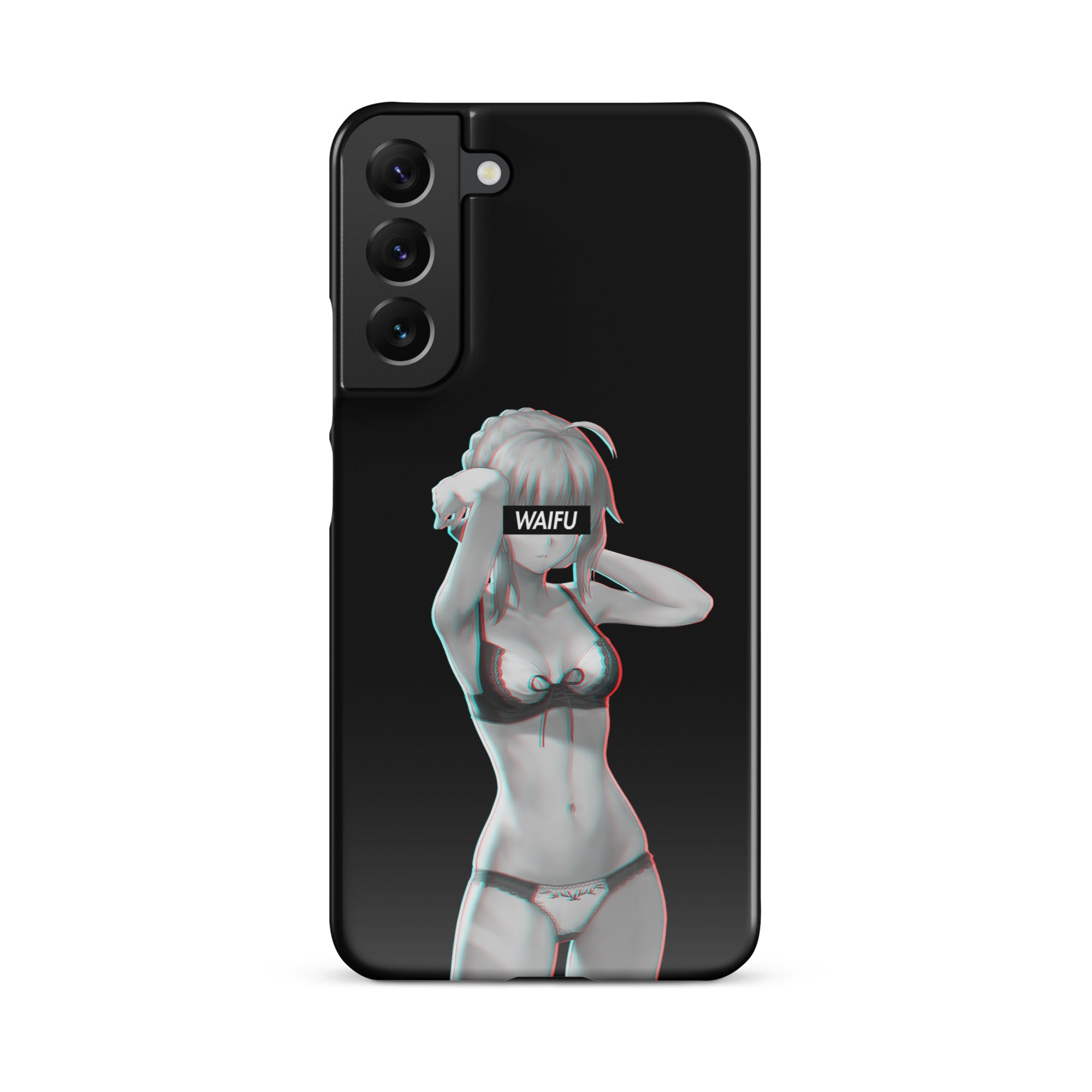 Saber Waifu Material - Black Edition #001 Samsung Premium Case