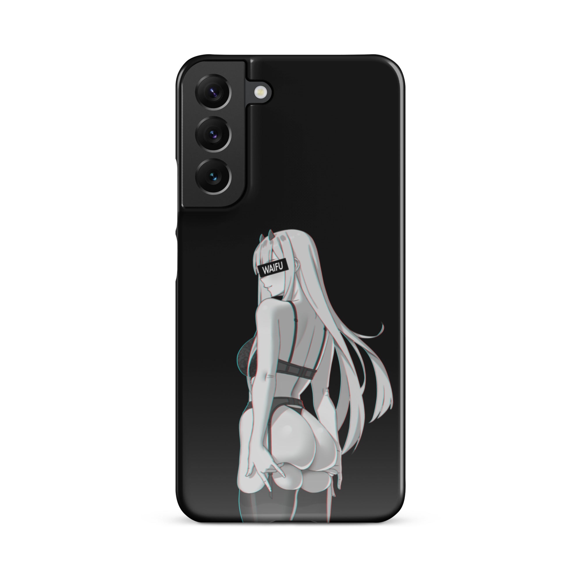 Zero Two Waifu Material - Black Edition #001 Samsung Premium Case