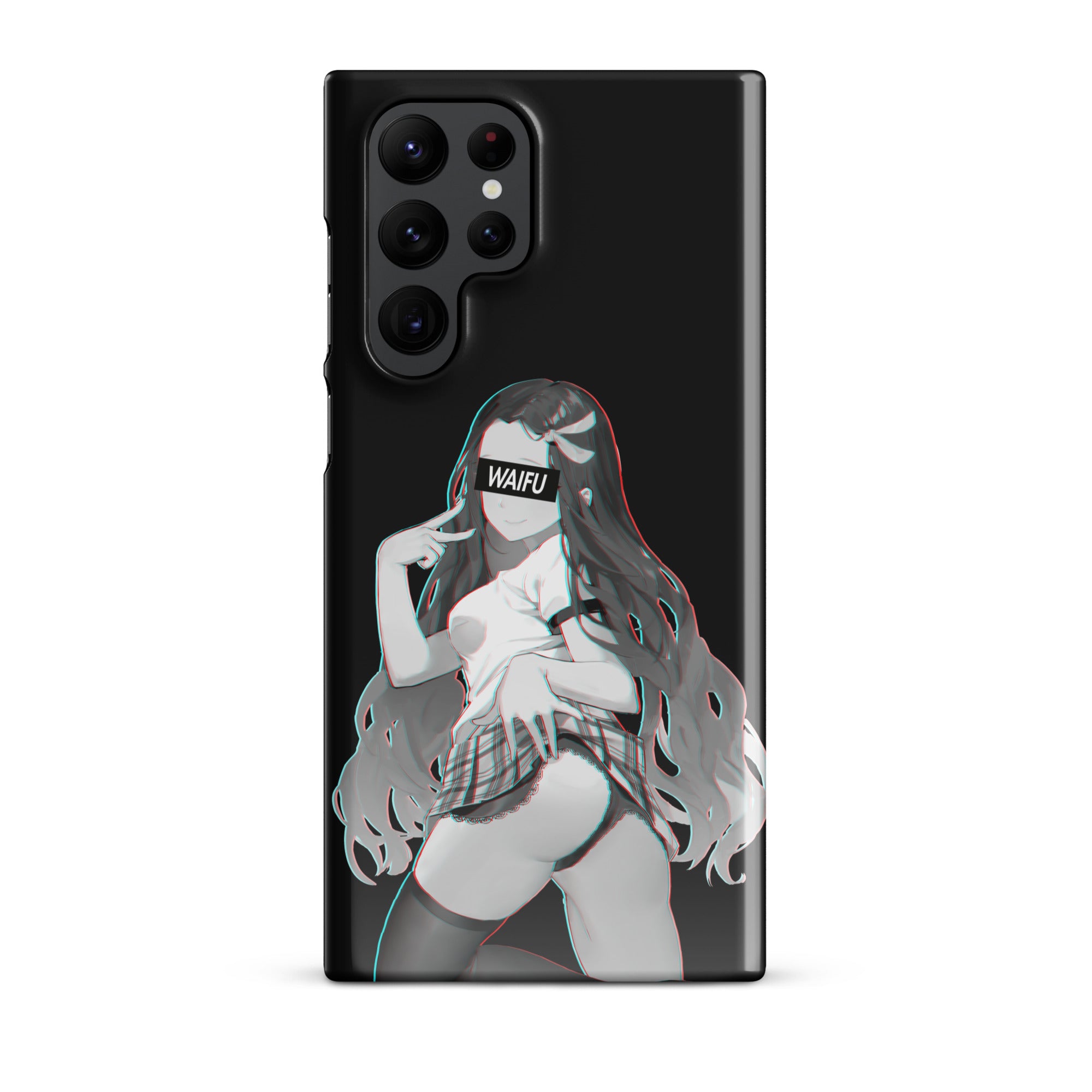 Nezuko Waifu Material - Black Edition #003 Samsung Premium Case