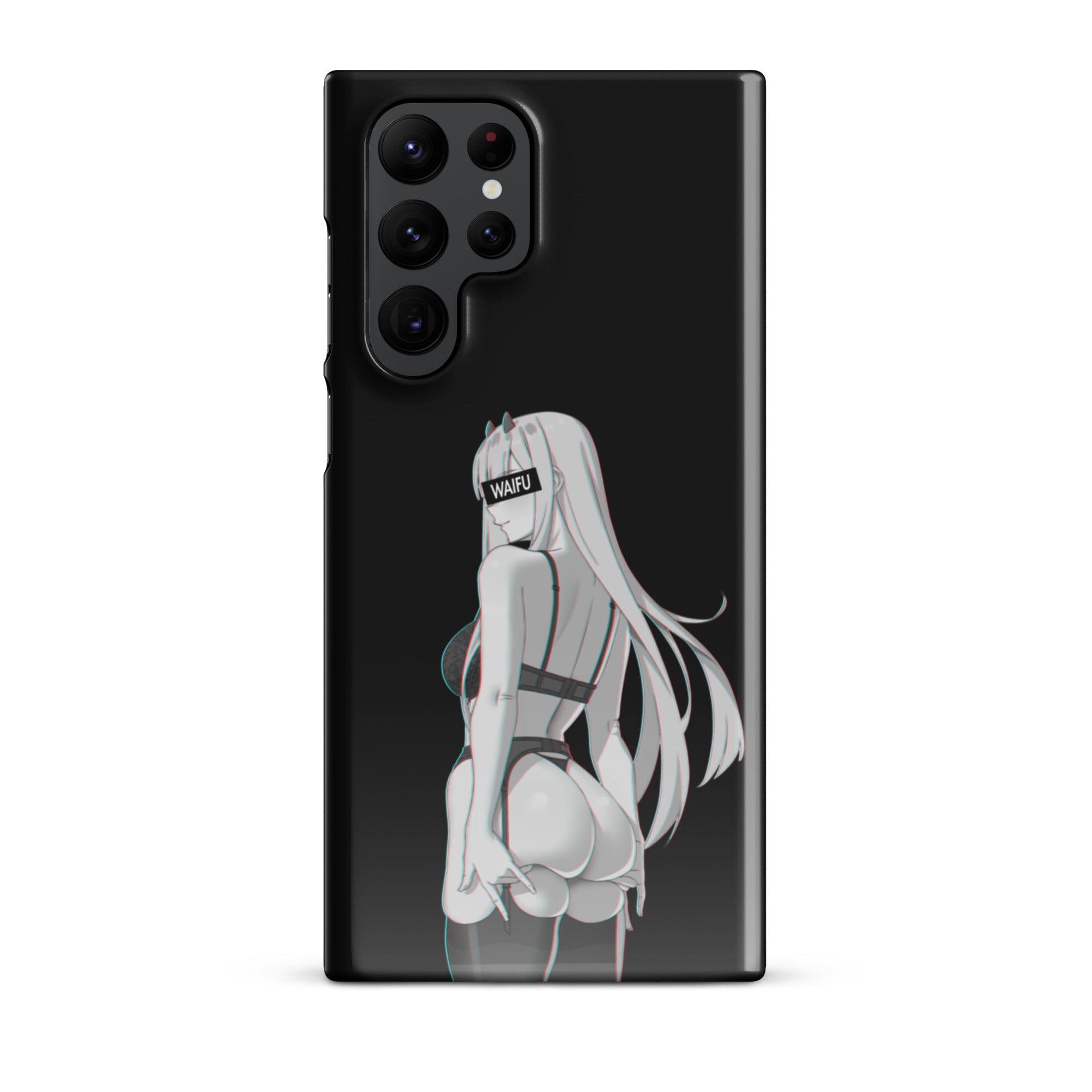 Zero Two Waifu Material - Black Edition #001 Samsung Premium Case