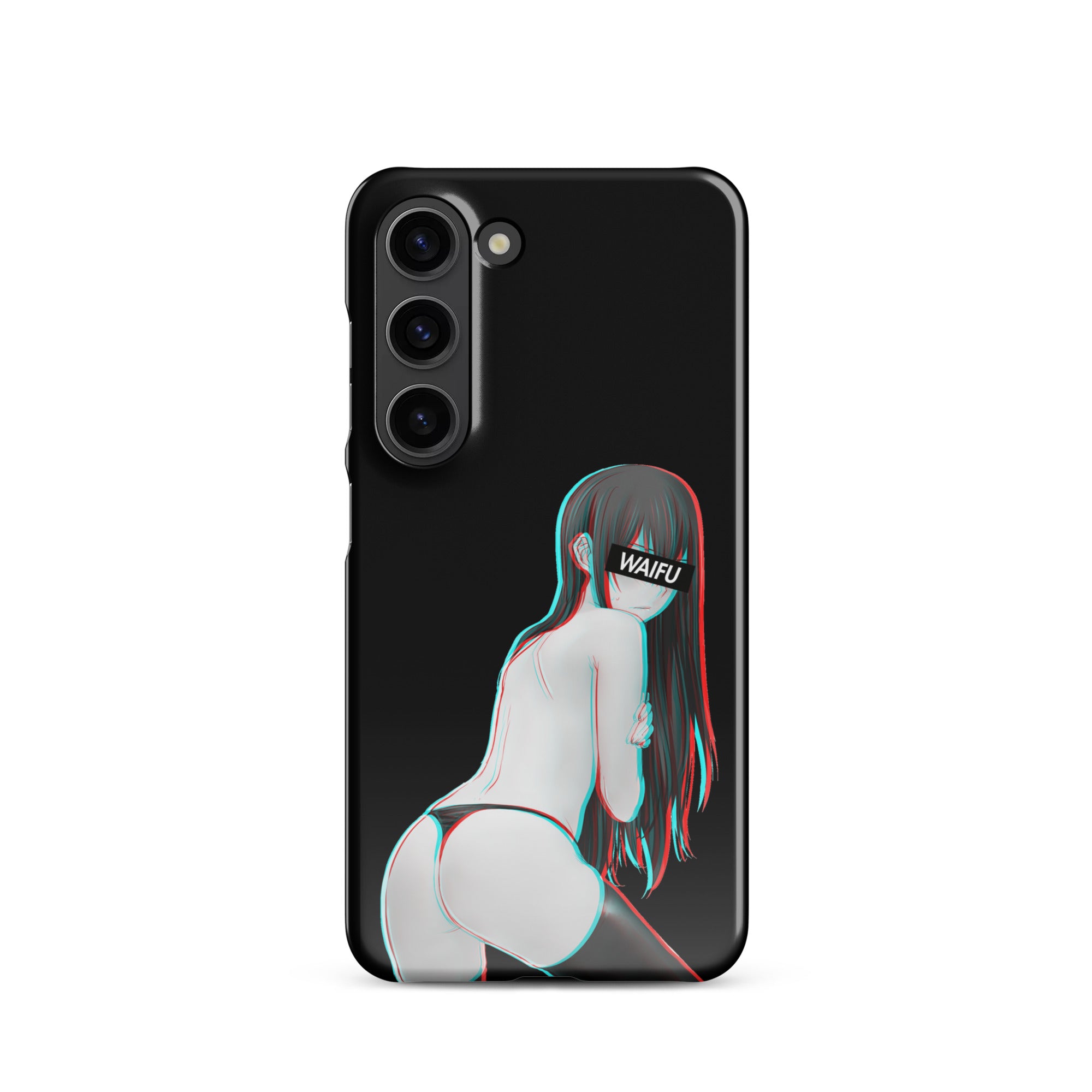 Kurisu Waifu Material - Black Edition #001 Samsung Premium Case