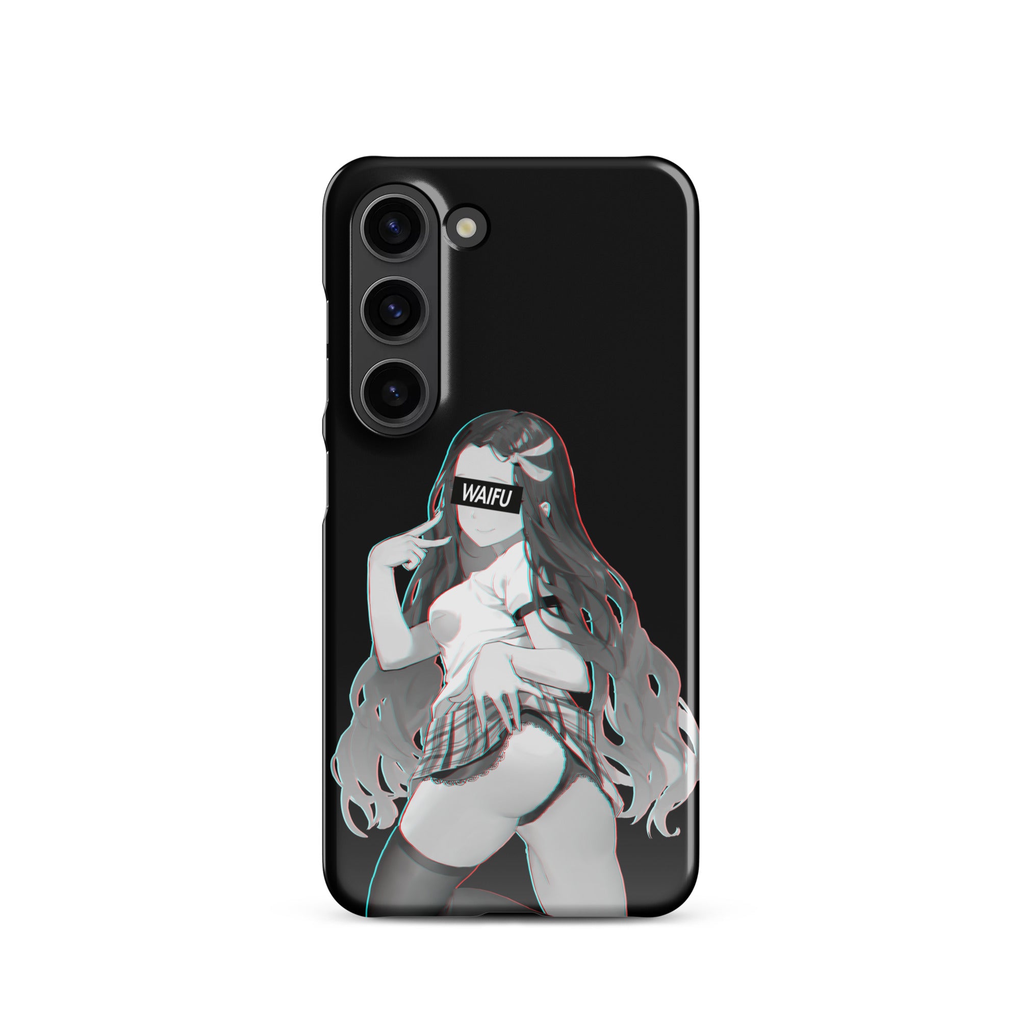 Nezuko Waifu Material - Black Edition #003 Samsung Premium Case