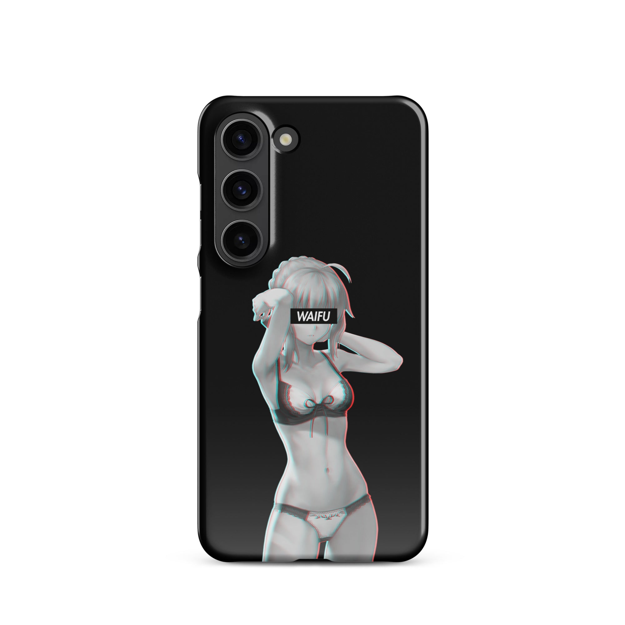 Saber Waifu Material - Black Edition #001 Samsung Premium Case