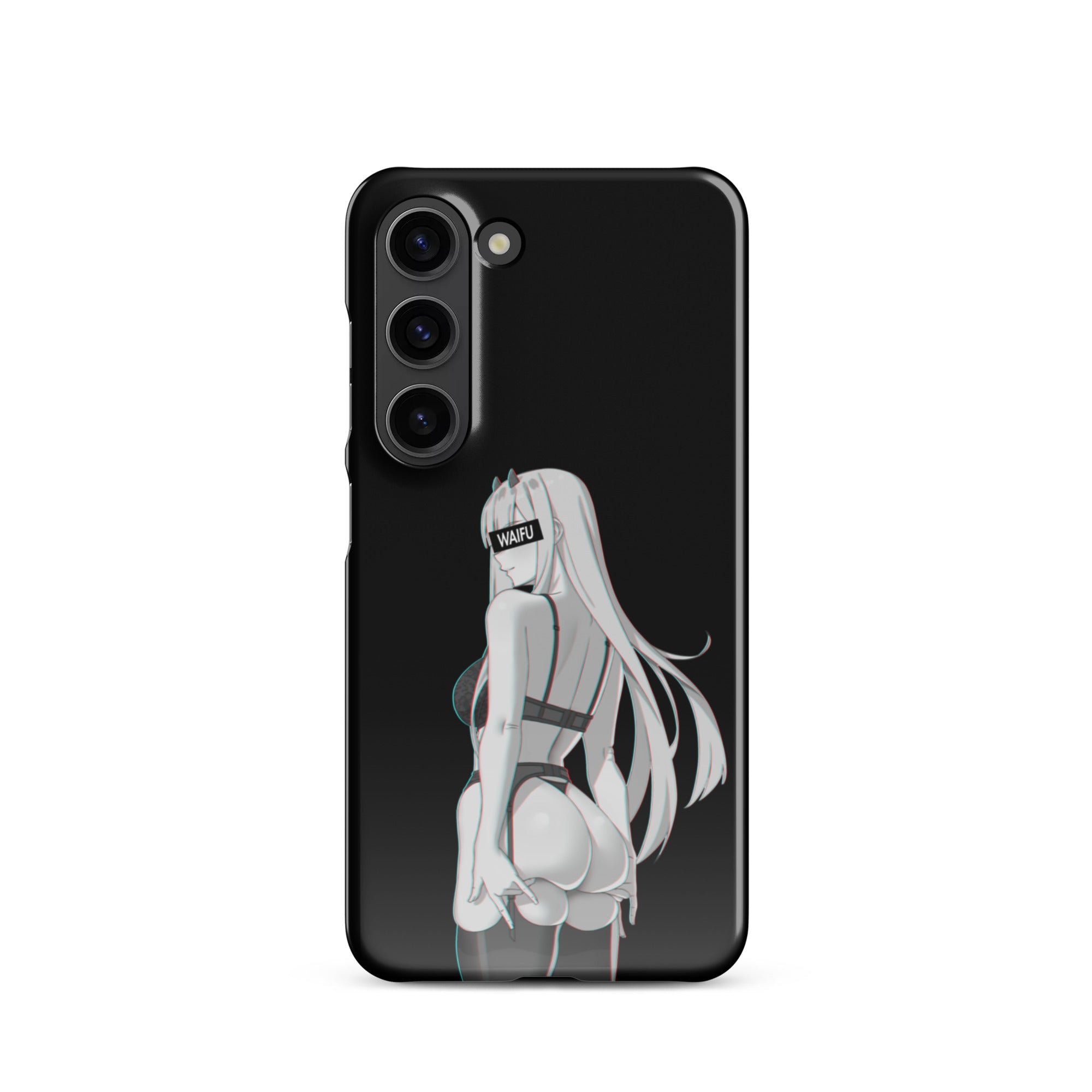 Zero Two Waifu Material - Black Edition #001 Samsung Premium Case