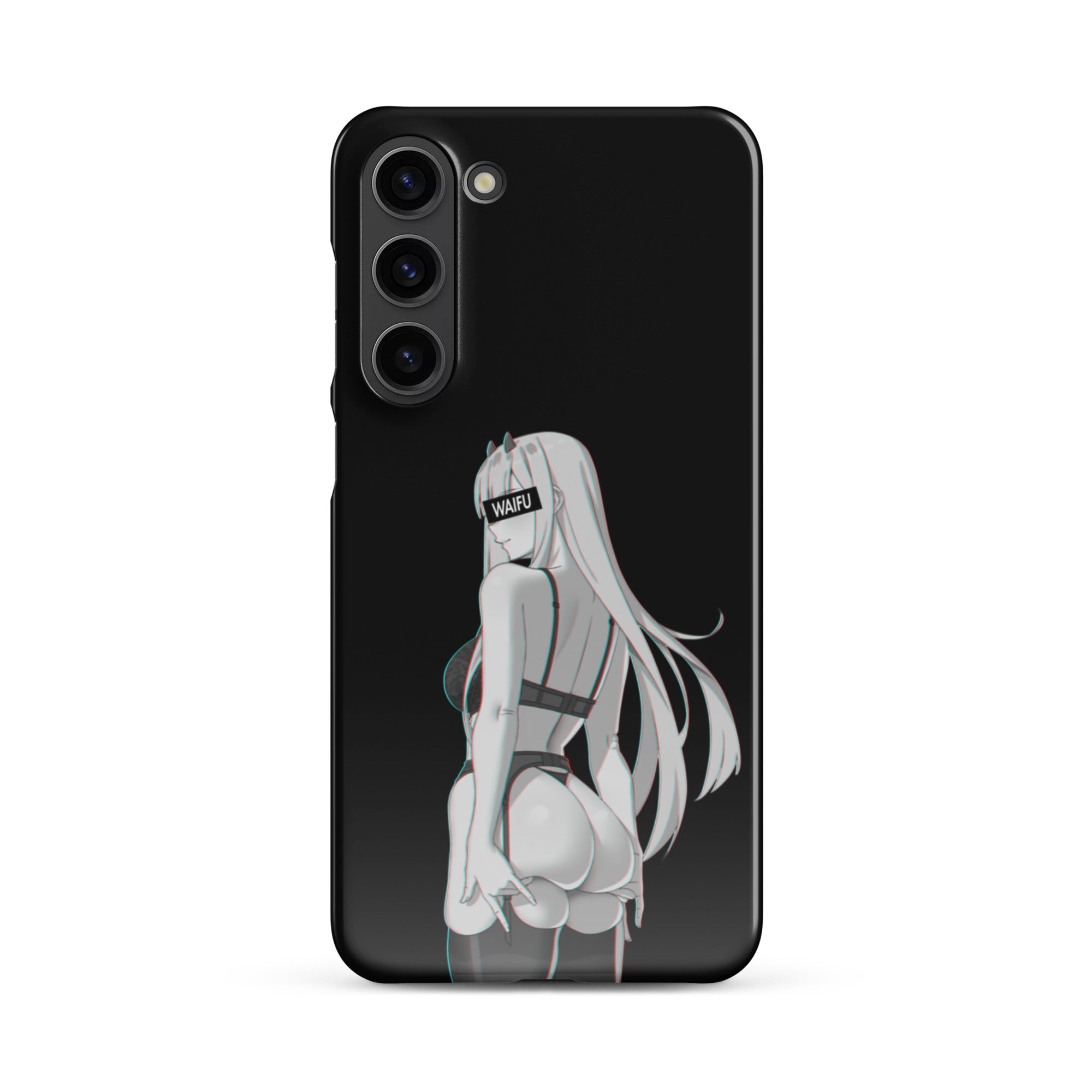 Zero Two Waifu Material - Black Edition #001 Samsung Premium Case