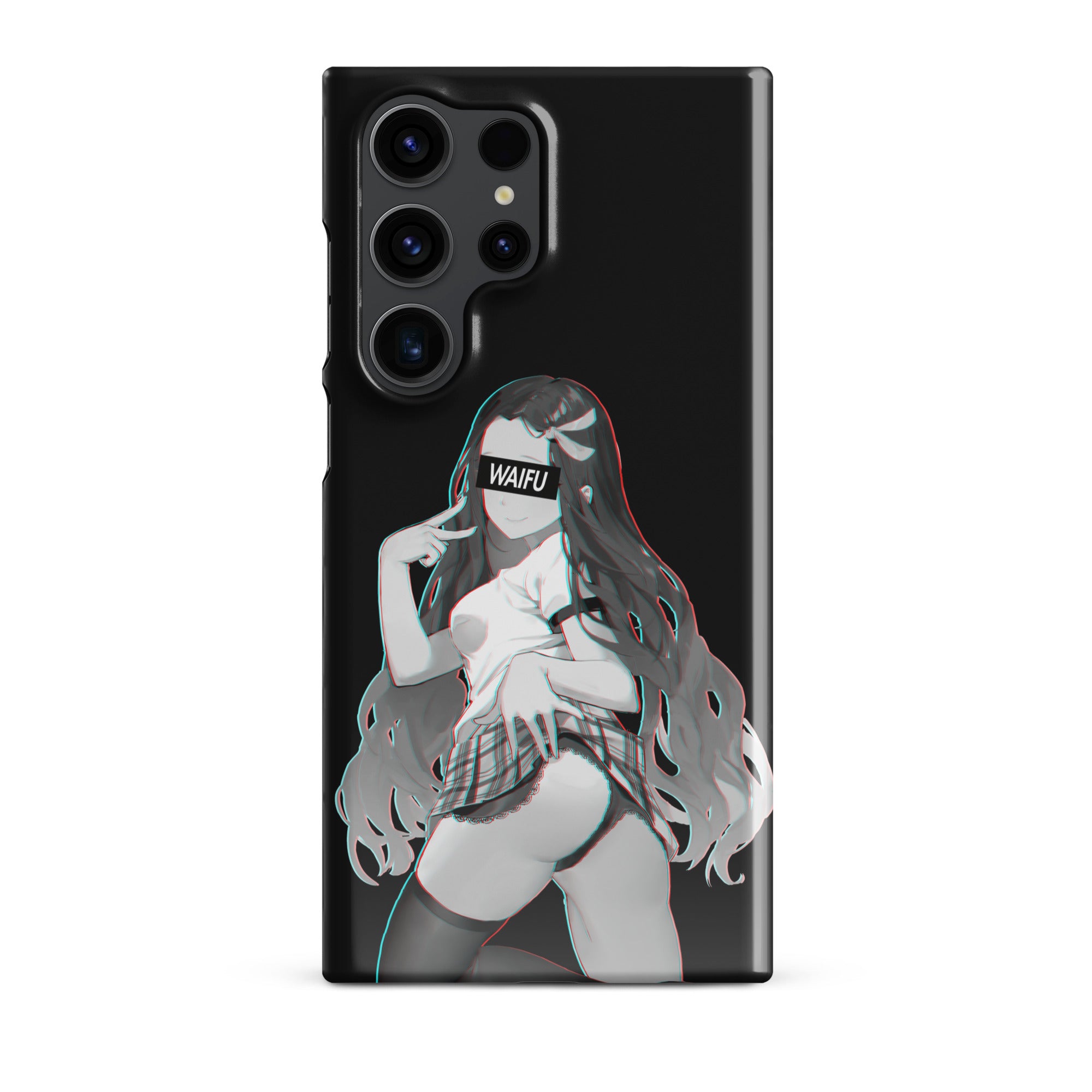 Nezuko Waifu Material - Black Edition #003 Samsung Premium Case