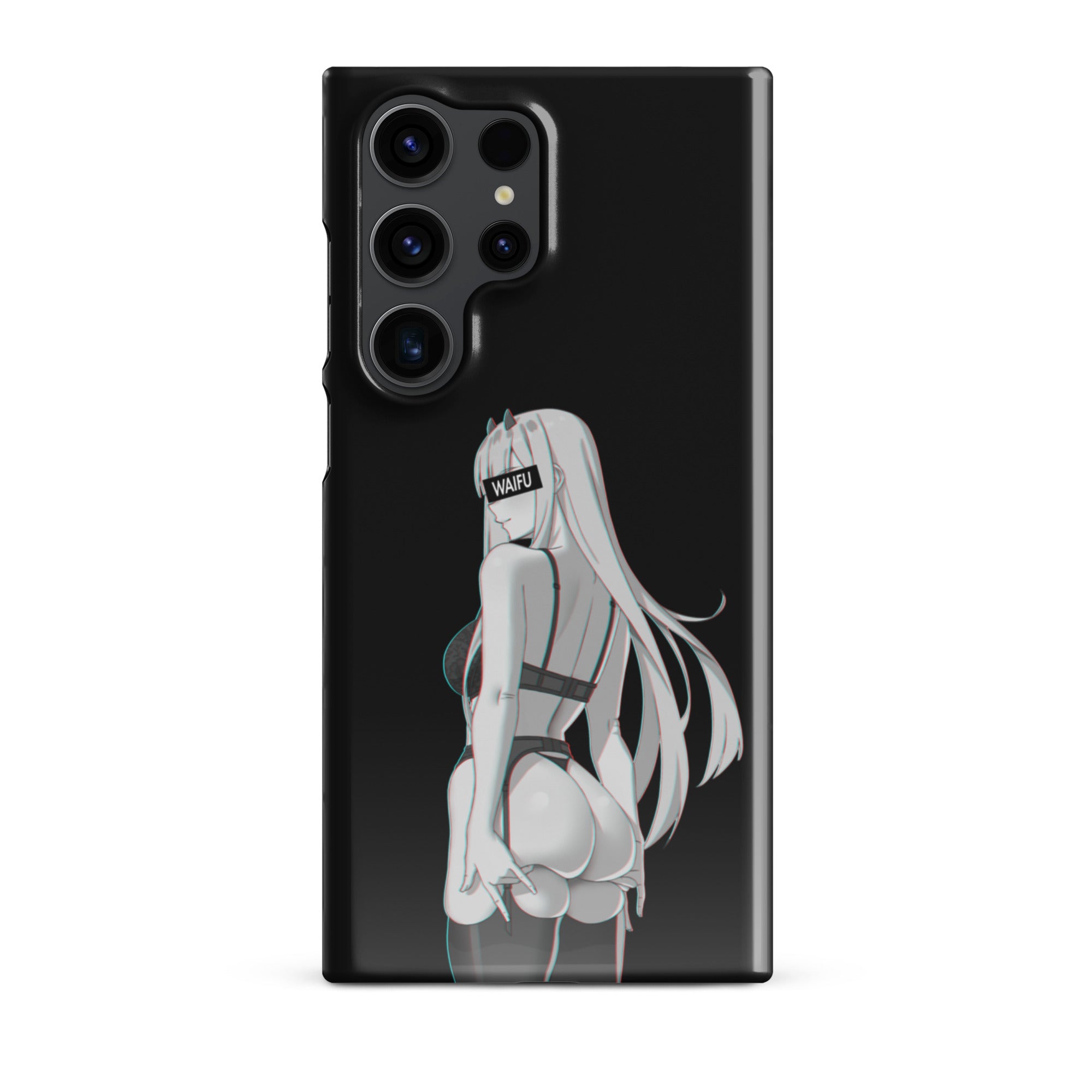 Zero Two Waifu Material - Black Edition #001 Samsung Premium Case