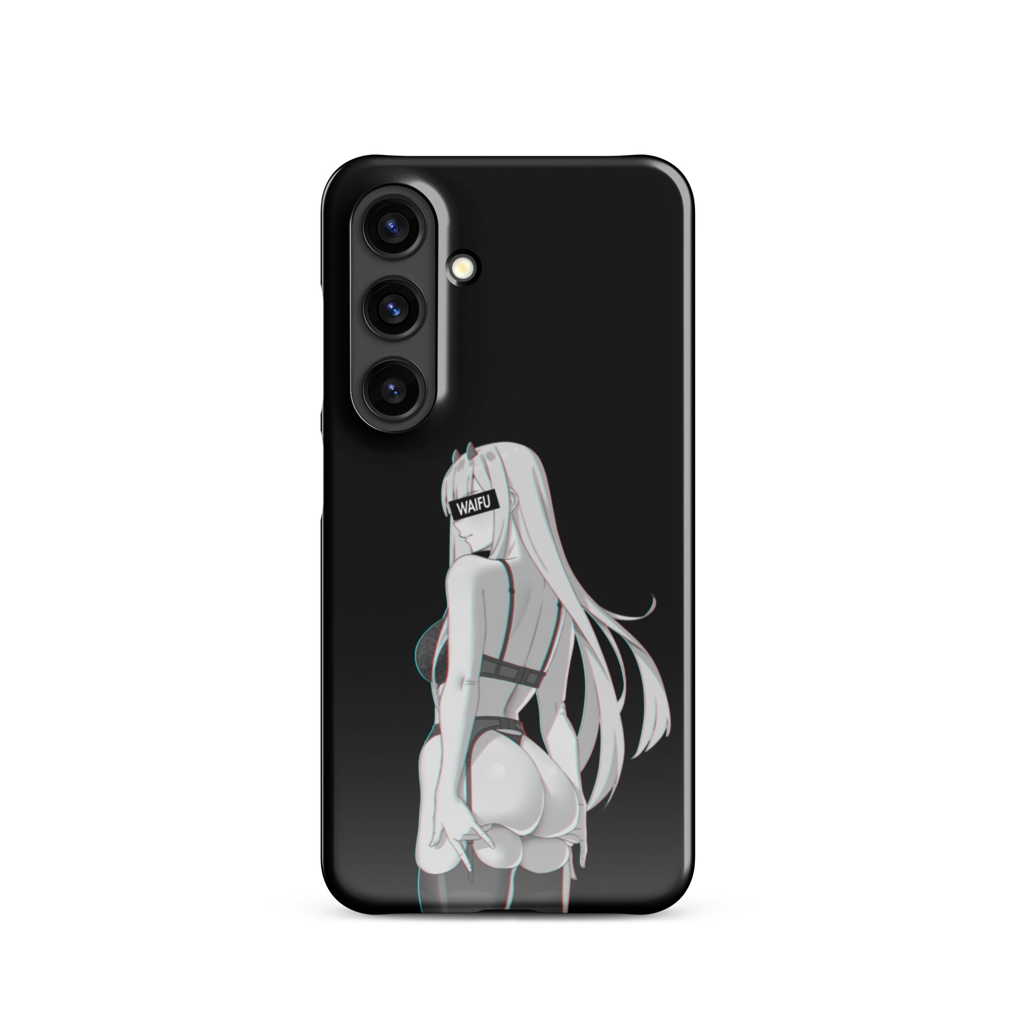 Zero Two Waifu Material - Black Edition #001 Samsung Premium Case