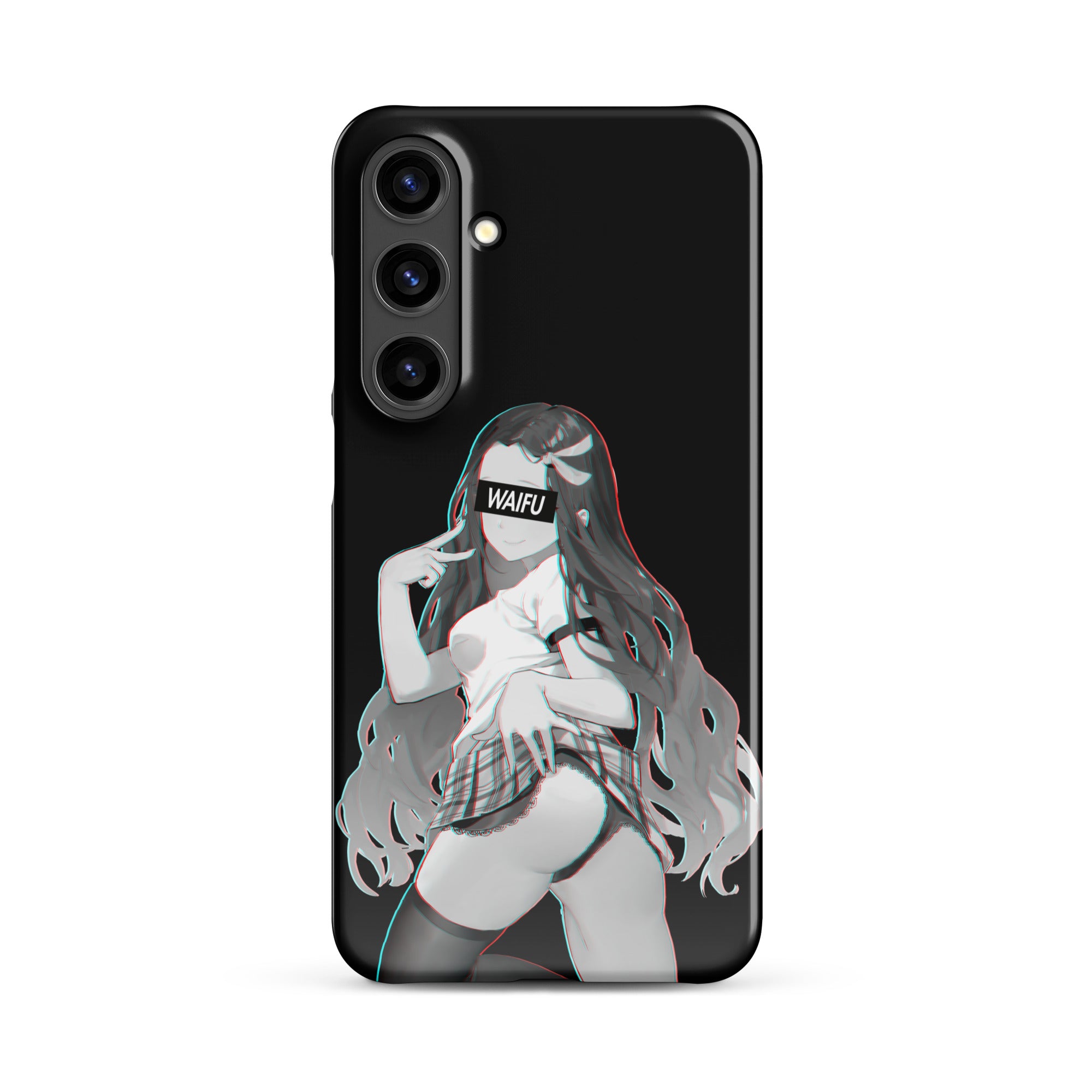 Nezuko Waifu Material - Black Edition #003 Samsung Premium Case