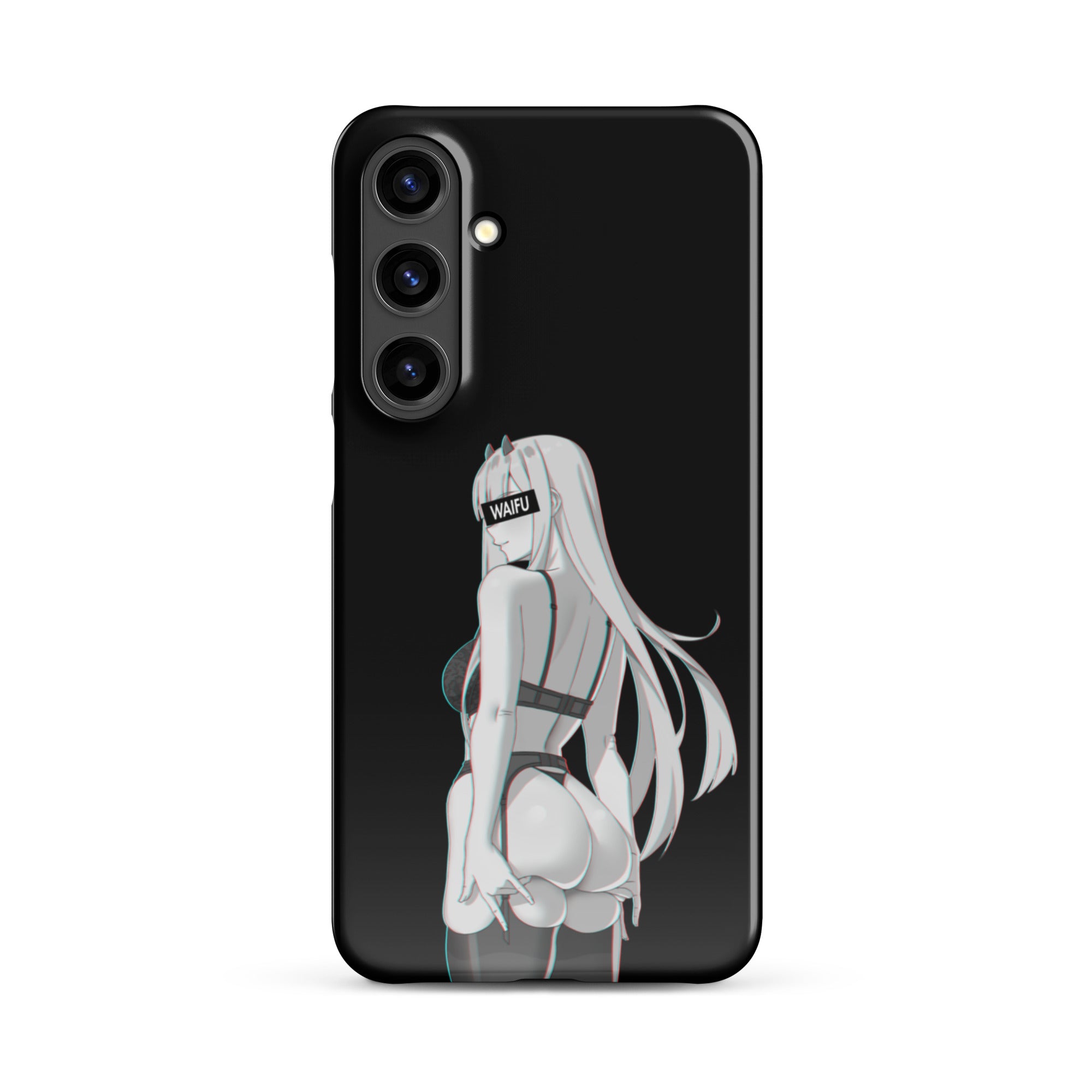 Zero Two Waifu Material - Black Edition #001 Samsung Premium Case